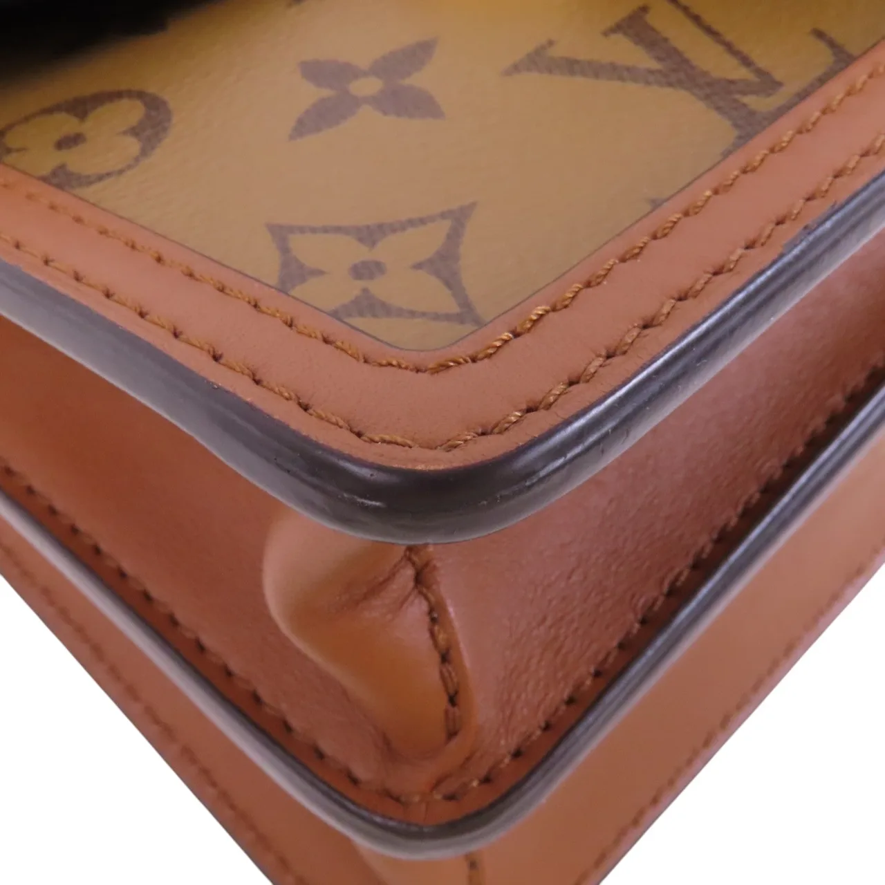 LOUIS VUITTON Mini Dauphine M45959 肩背包 塗層帆布 棕色 塗層帆布 中古品A - 縮圖 11