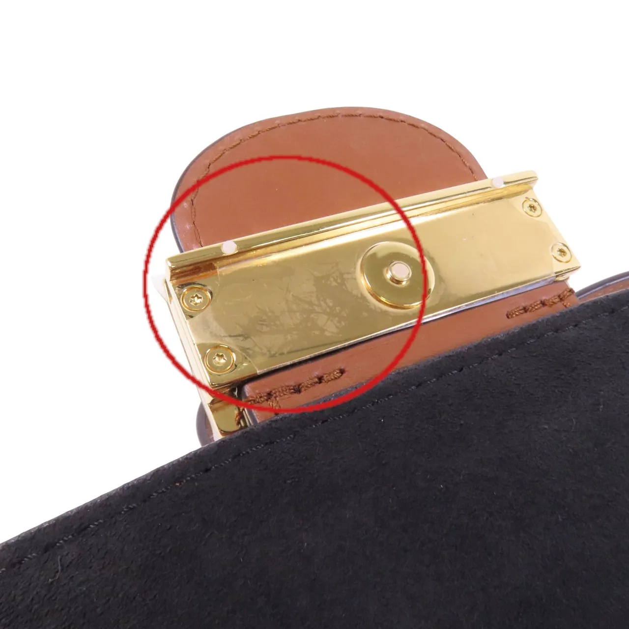 LOUIS VUITTON Mini Dauphine M45959 肩背包 塗層帆布 棕色 塗層帆布 中古品A - 縮圖 15