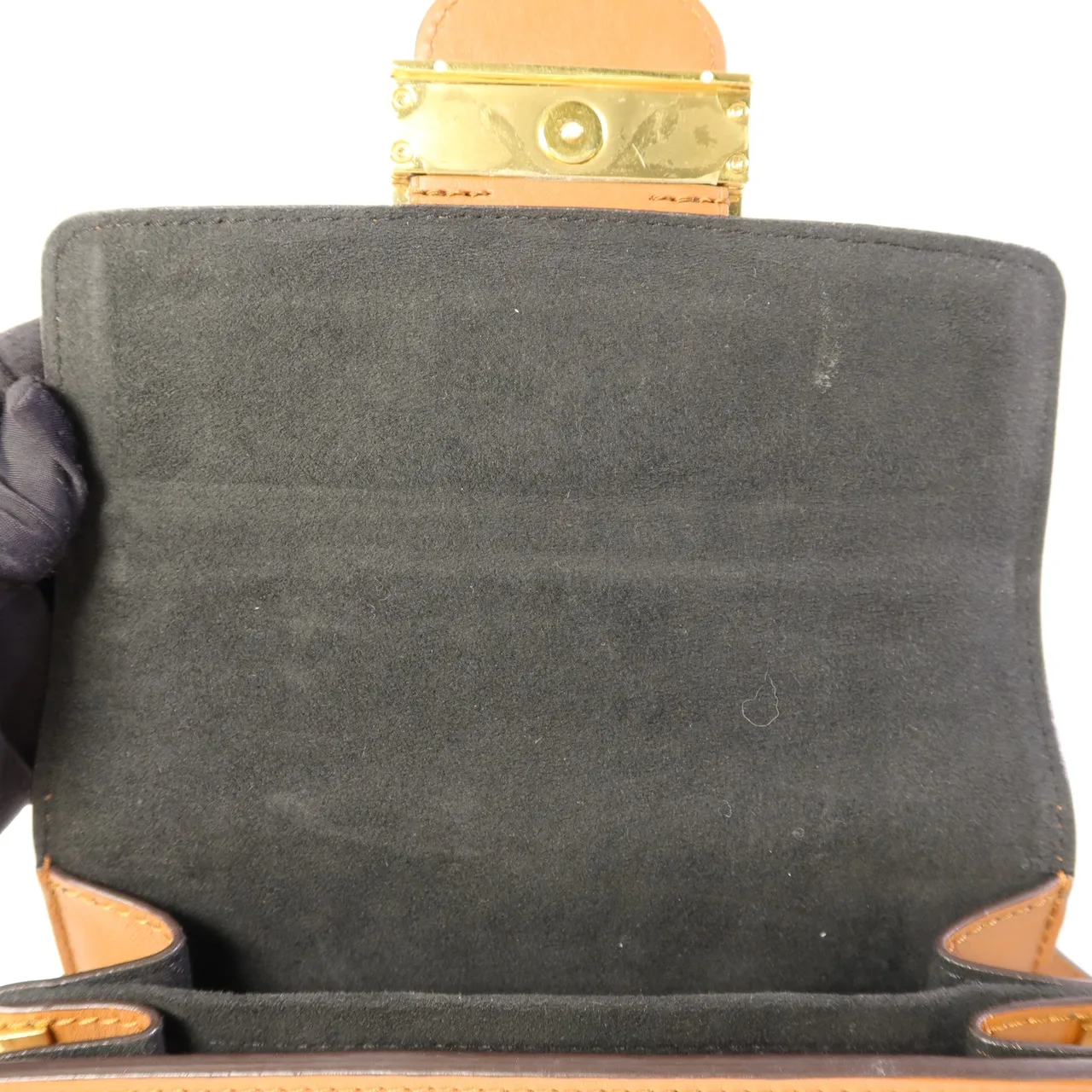 LOUIS VUITTON Mini Dauphine M45959 肩背包 塗層帆布 棕色 塗層帆布 中古品B - 縮圖 9