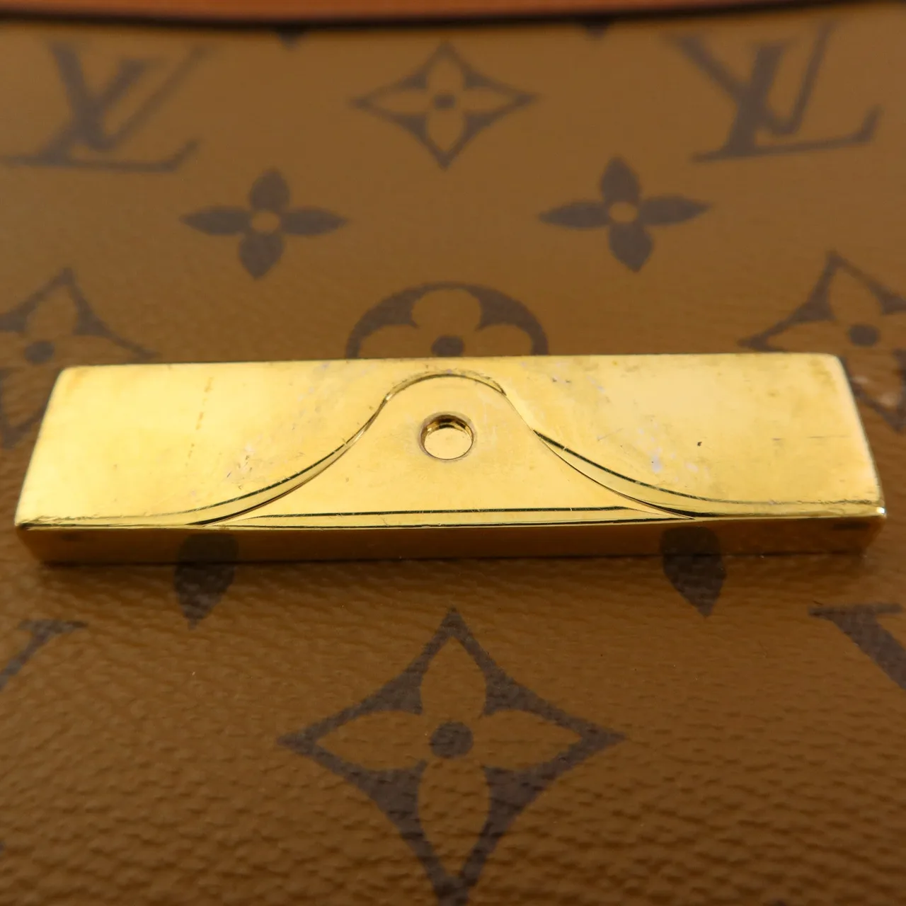 LOUIS VUITTON Mini Dauphine M45959 肩背包 塗層帆布 棕色 塗層帆布 中古品B - 縮圖 10