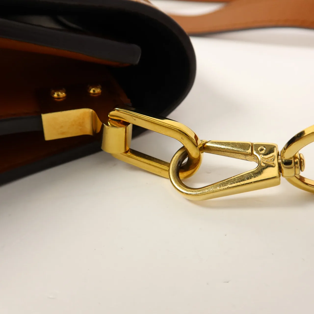 LOUIS VUITTON Mini Dauphine M45959 肩背包 塗層帆布 棕色 塗層帆布 中古品B - 縮圖 14