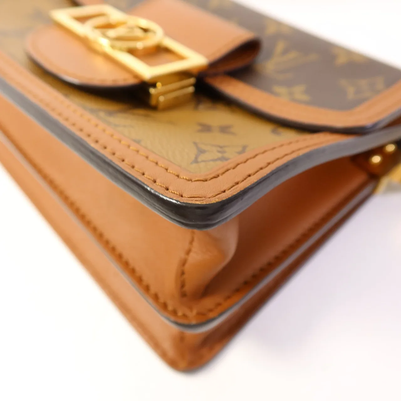 LOUIS VUITTON Mini Dauphine M45959 肩背包 塗層帆布 棕色 塗層帆布 中古品B - 縮圖 15