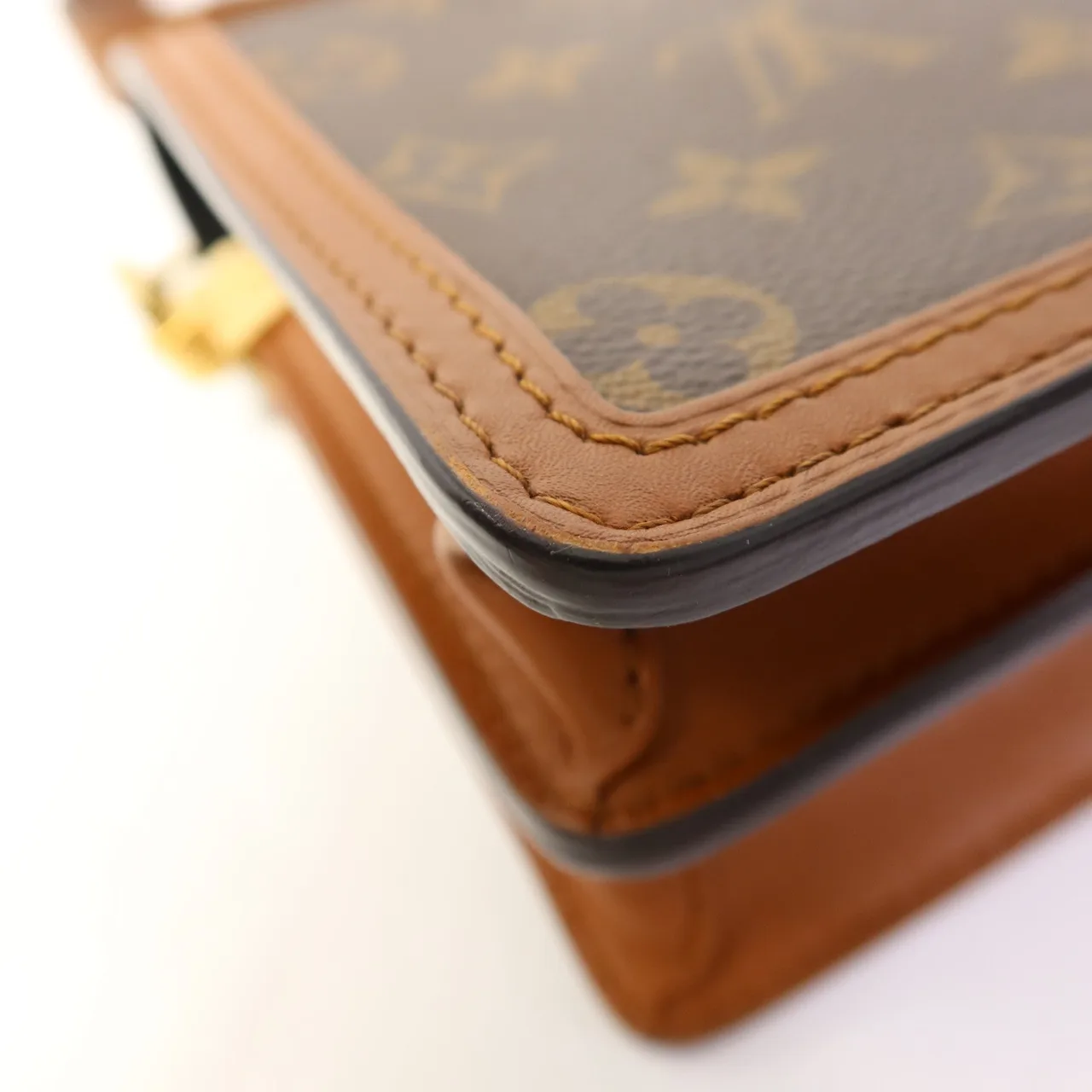 LOUIS VUITTON Mini Dauphine M45959 肩背包 塗層帆布 棕色 塗層帆布 中古品B - 縮圖 18