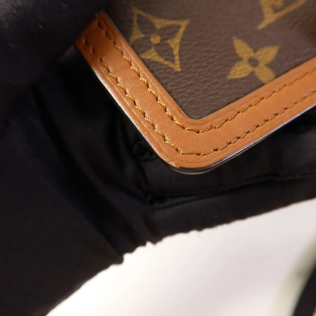 LOUIS VUITTON Mini Dauphine M45959 肩背包 塗層帆布 棕色 塗層帆布 中古品B - 縮圖 20