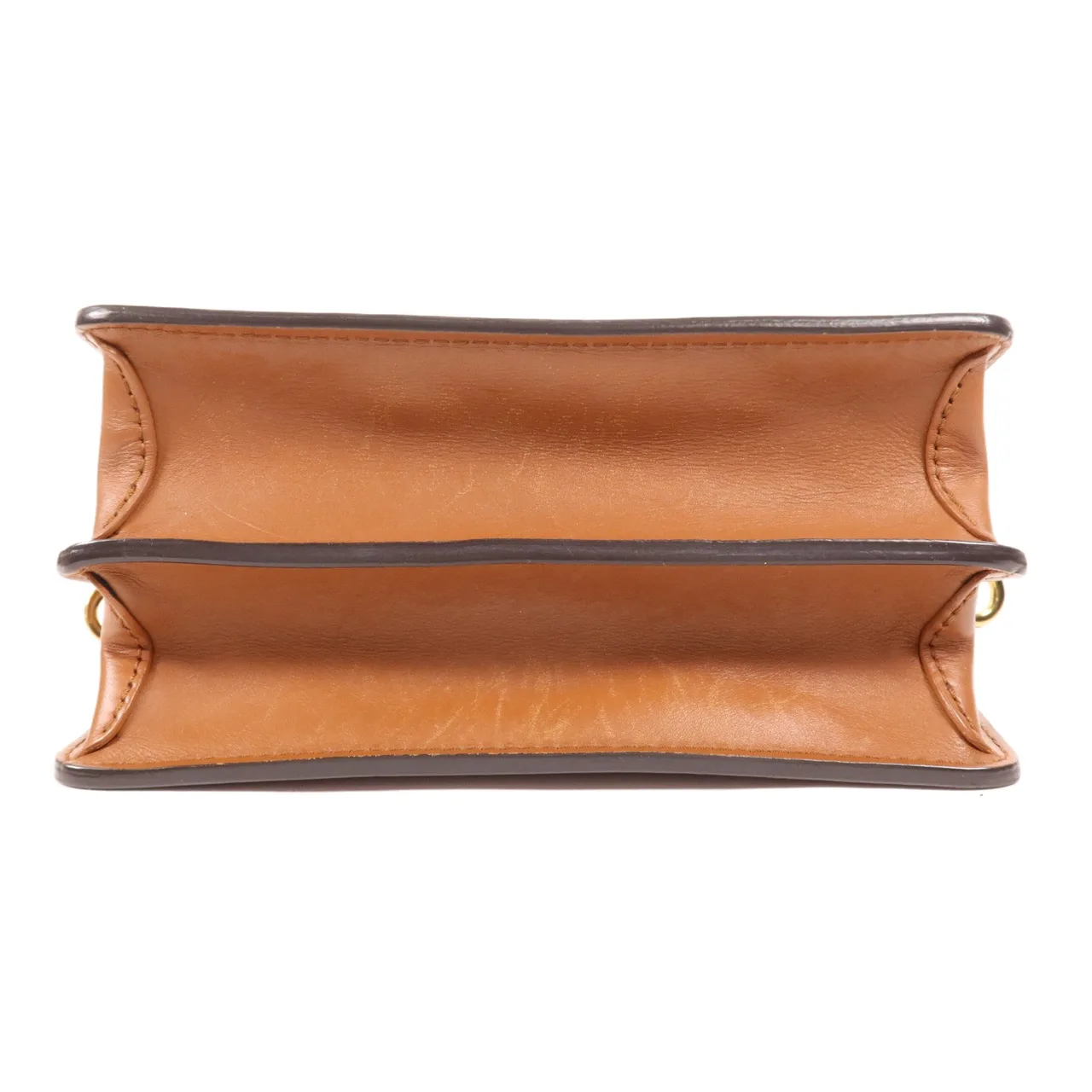 LOUIS VUITTON Mini Dauphine M44580 肩背包 塗層帆布 棕色 塗層帆布 中古品B - 縮圖 4