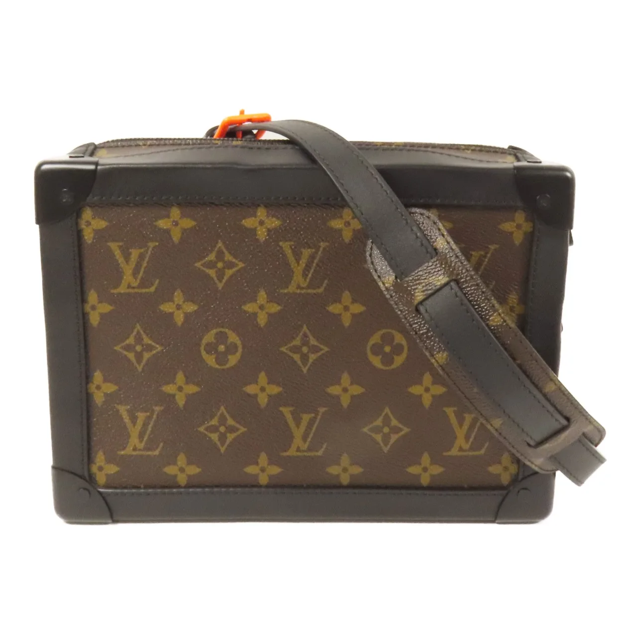 LOUIS VUITTON Soft Trunk M44427 肩背包 塗層帆布 棕色
