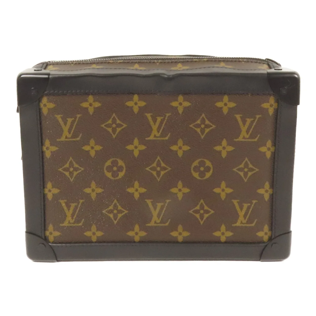 LOUIS VUITTON Soft Trunk M44427 肩背包 塗層帆布 棕色 塗層帆布 中古品A - 縮圖 2