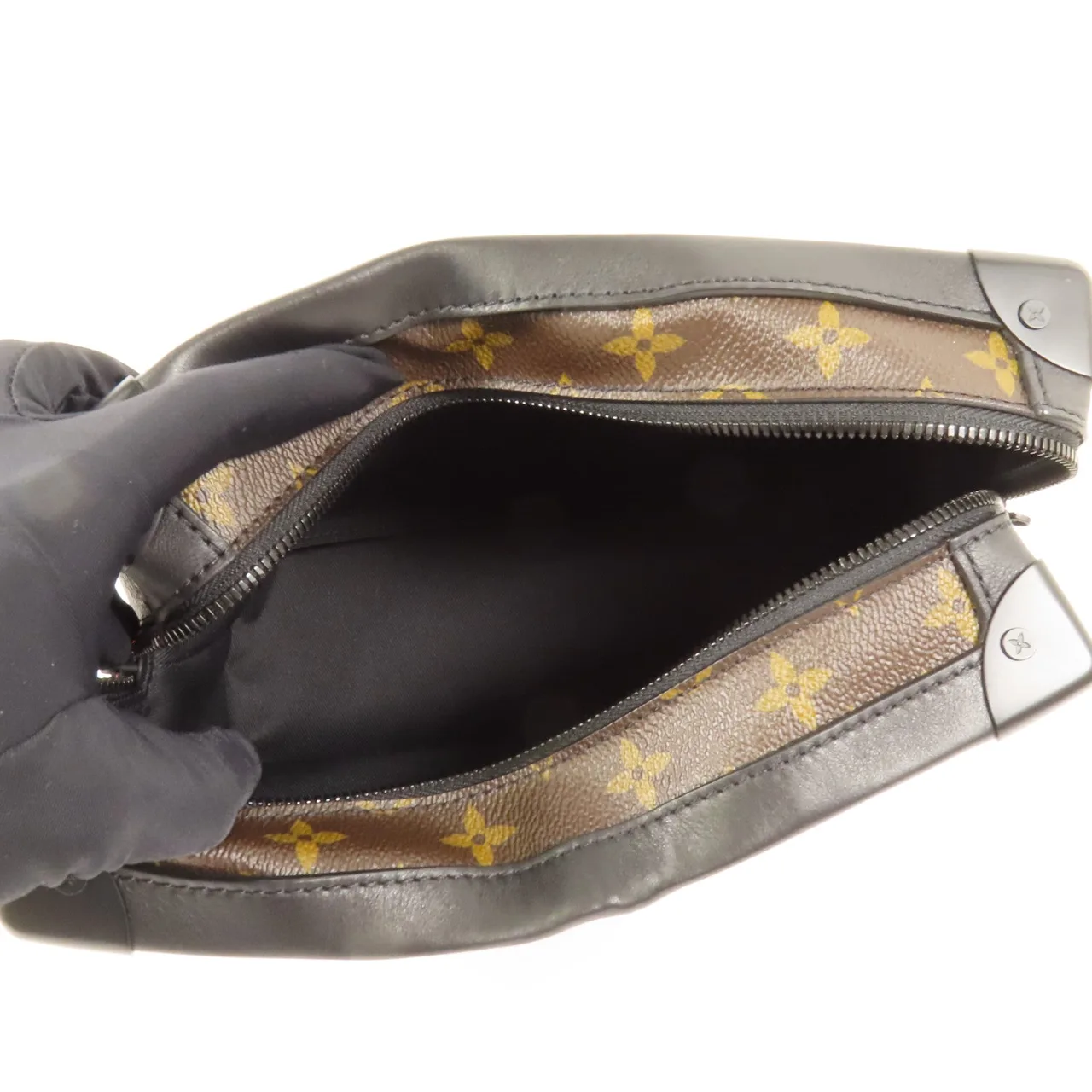 LOUIS VUITTON Soft Trunk M44427 肩背包 塗層帆布 棕色 塗層帆布 中古品A - 縮圖 5