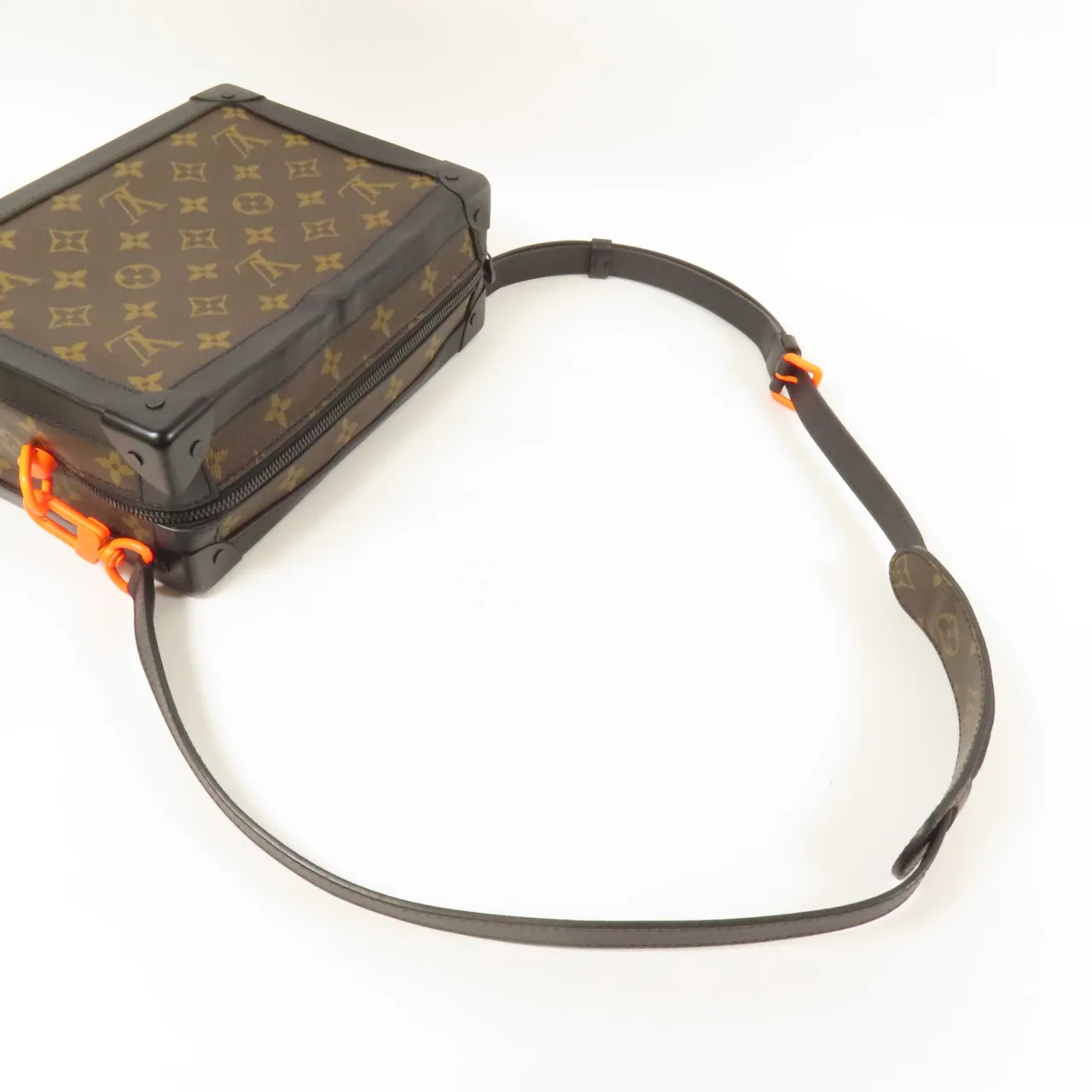 LOUIS VUITTON Soft Trunk M44427 肩背包 塗層帆布 棕色 塗層帆布 中古品A - 縮圖 6