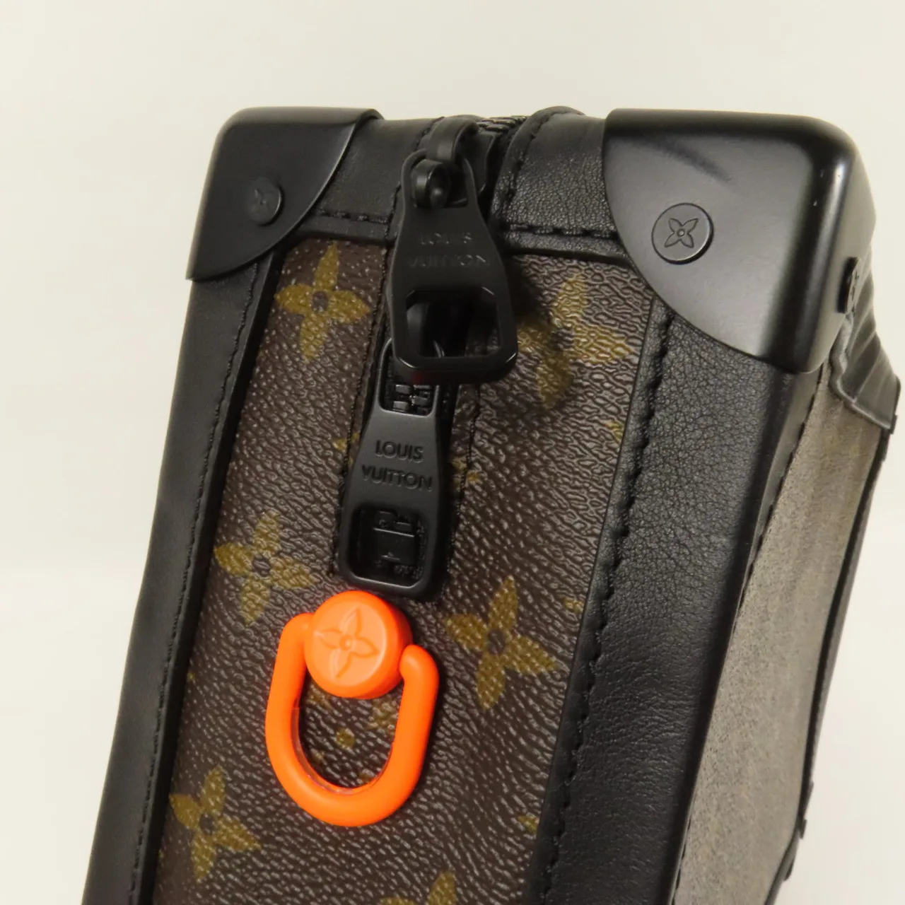 LOUIS VUITTON Soft Trunk M44427 肩背包 塗層帆布 棕色 塗層帆布 中古品A - 縮圖 13