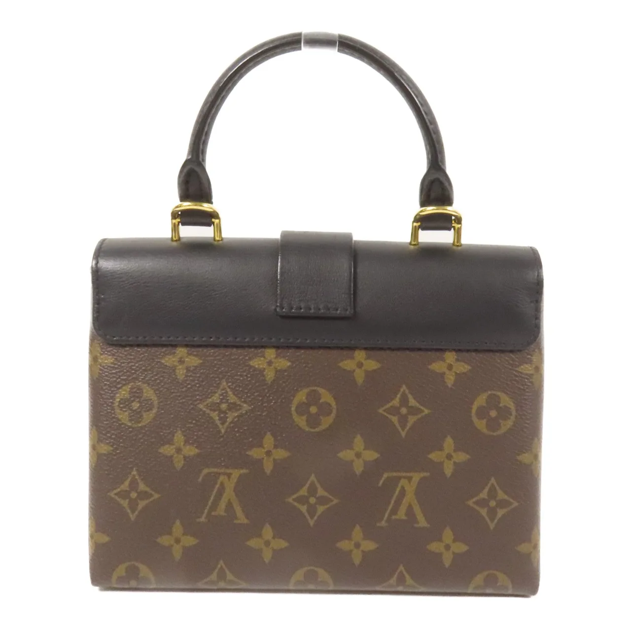 LOUIS VUITTON Locky M44141 兩用包 塗層帆布 棕色 / 黑色 / Black 塗層帆布 中古品A - 縮圖 2