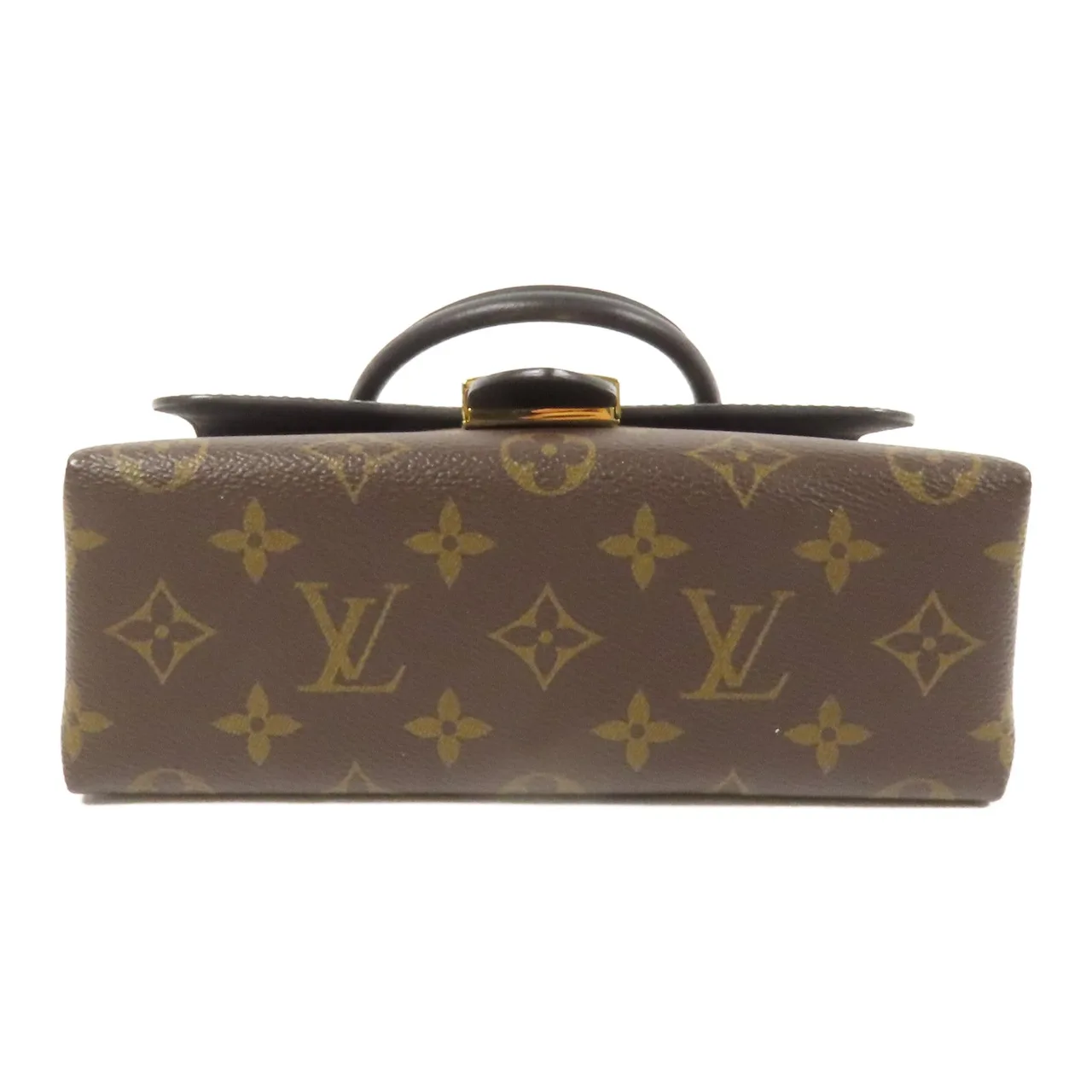 LOUIS VUITTON Locky M44141 兩用包 塗層帆布 棕色 / 黑色 / Black 塗層帆布 中古品A - 縮圖 4