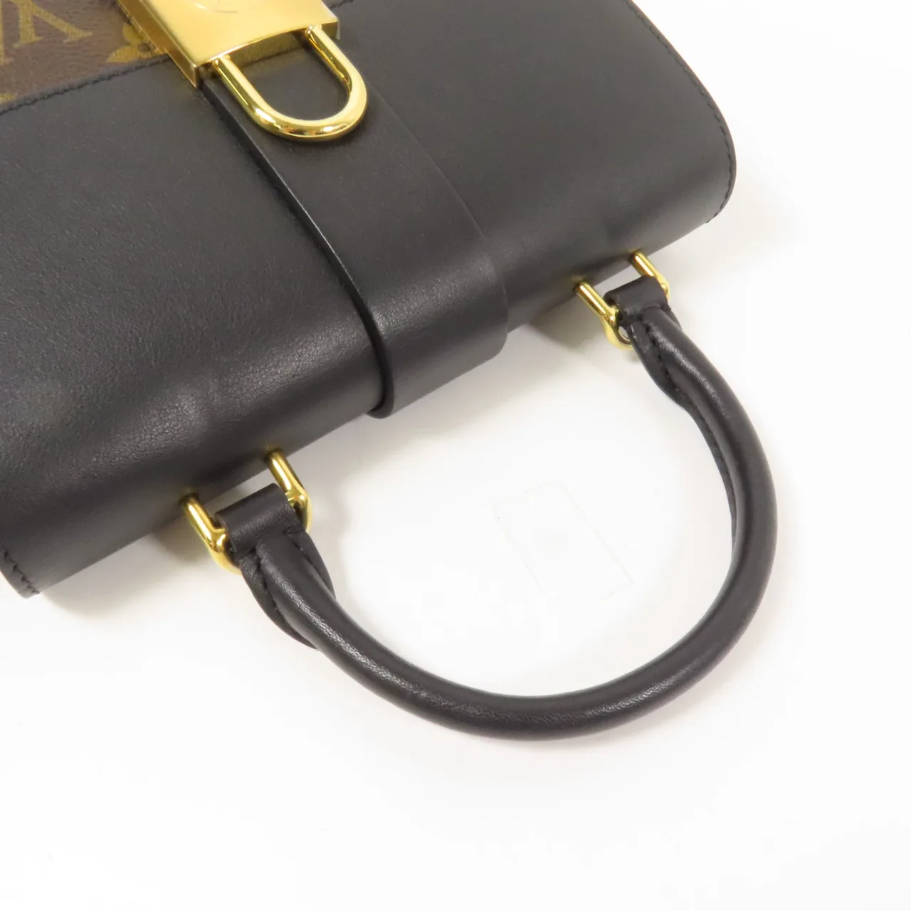 LOUIS VUITTON Locky M44141 兩用包 塗層帆布 棕色 / 黑色 / Black 塗層帆布 中古品A - 縮圖 6