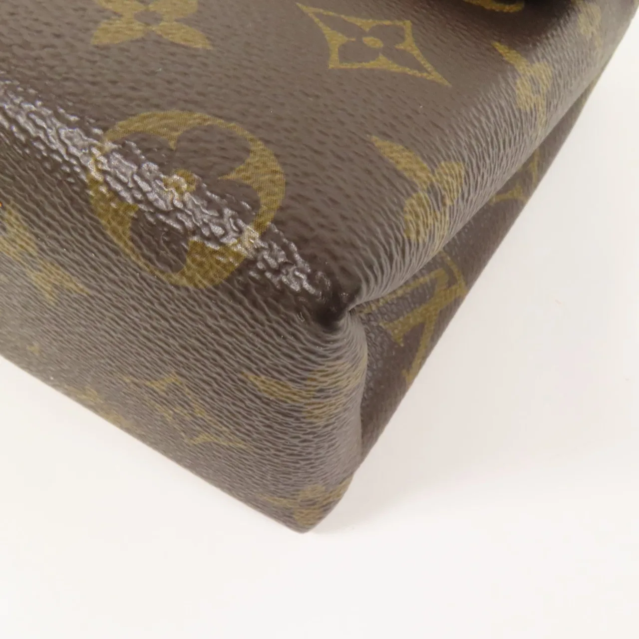 LOUIS VUITTON Locky M44141 兩用包 塗層帆布 棕色 / 黑色 / Black 塗層帆布 中古品A - 縮圖 9