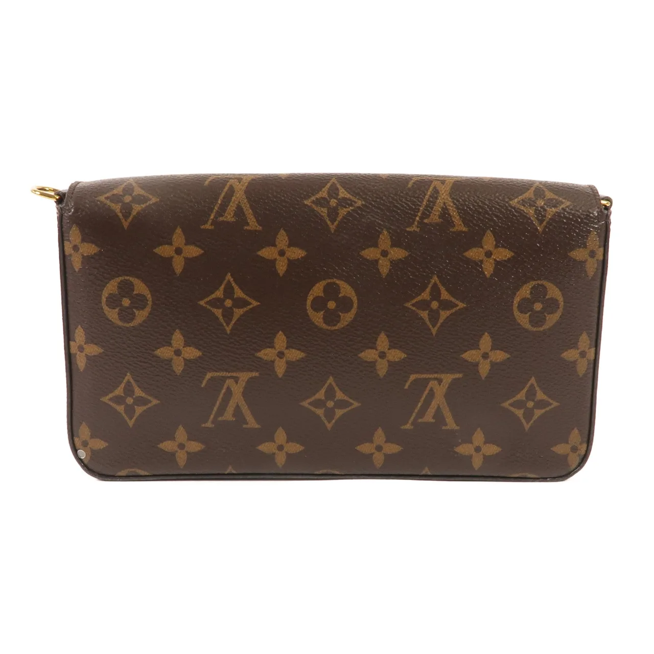 LOUIS VUITTON Felicie M61276 肩背包 塗層帆布 棕色 塗層帆布 中古品B - 縮圖 2