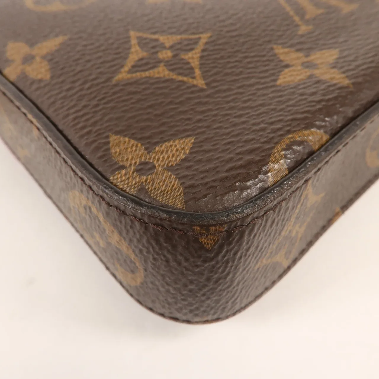 LOUIS VUITTON Felicie M61276 肩背包 塗層帆布 棕色 塗層帆布 中古品B - 縮圖 8