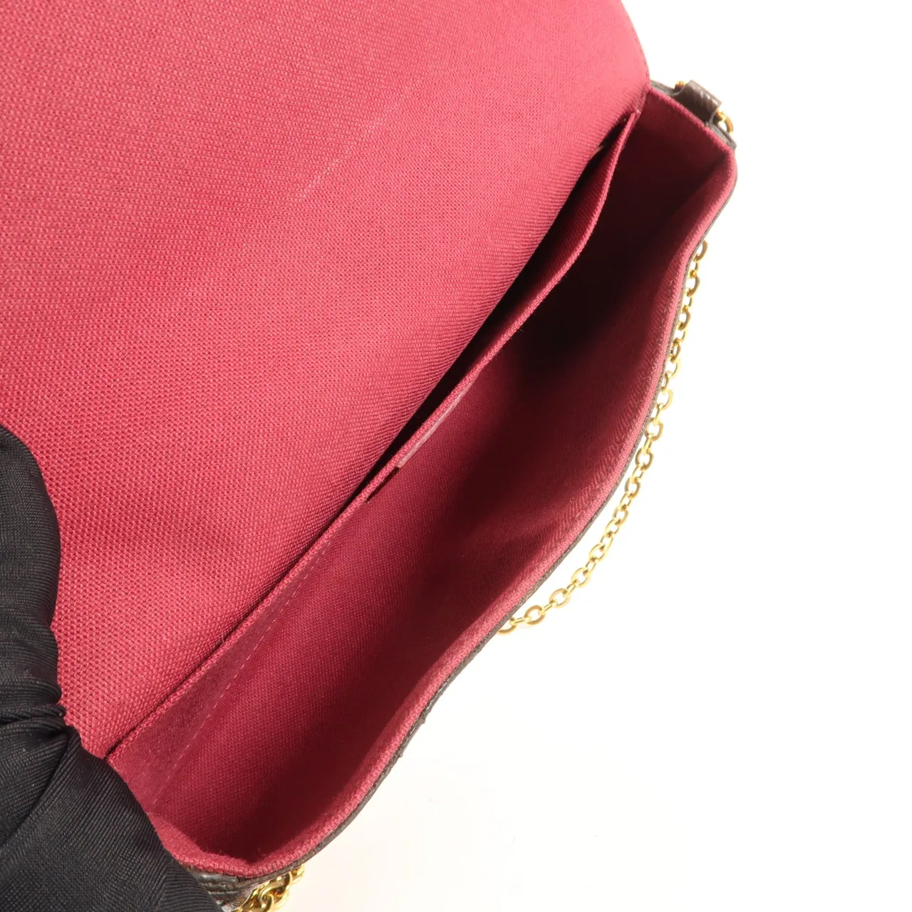 LOUIS VUITTON Felicie M61276 肩背包 塗層帆布 棕色 塗層帆布 中古品B - 縮圖 13