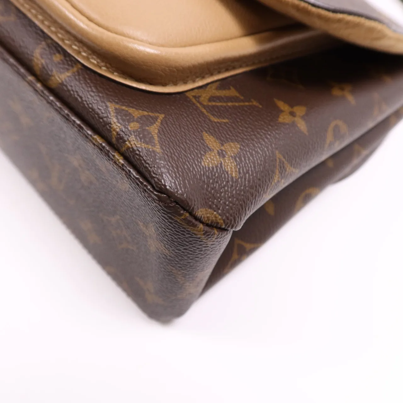 LOUIS VUITTON Marignan M44259 兩用包 塗層帆布 棕色 / 黑色 塗層帆布 中古品B - 縮圖 7