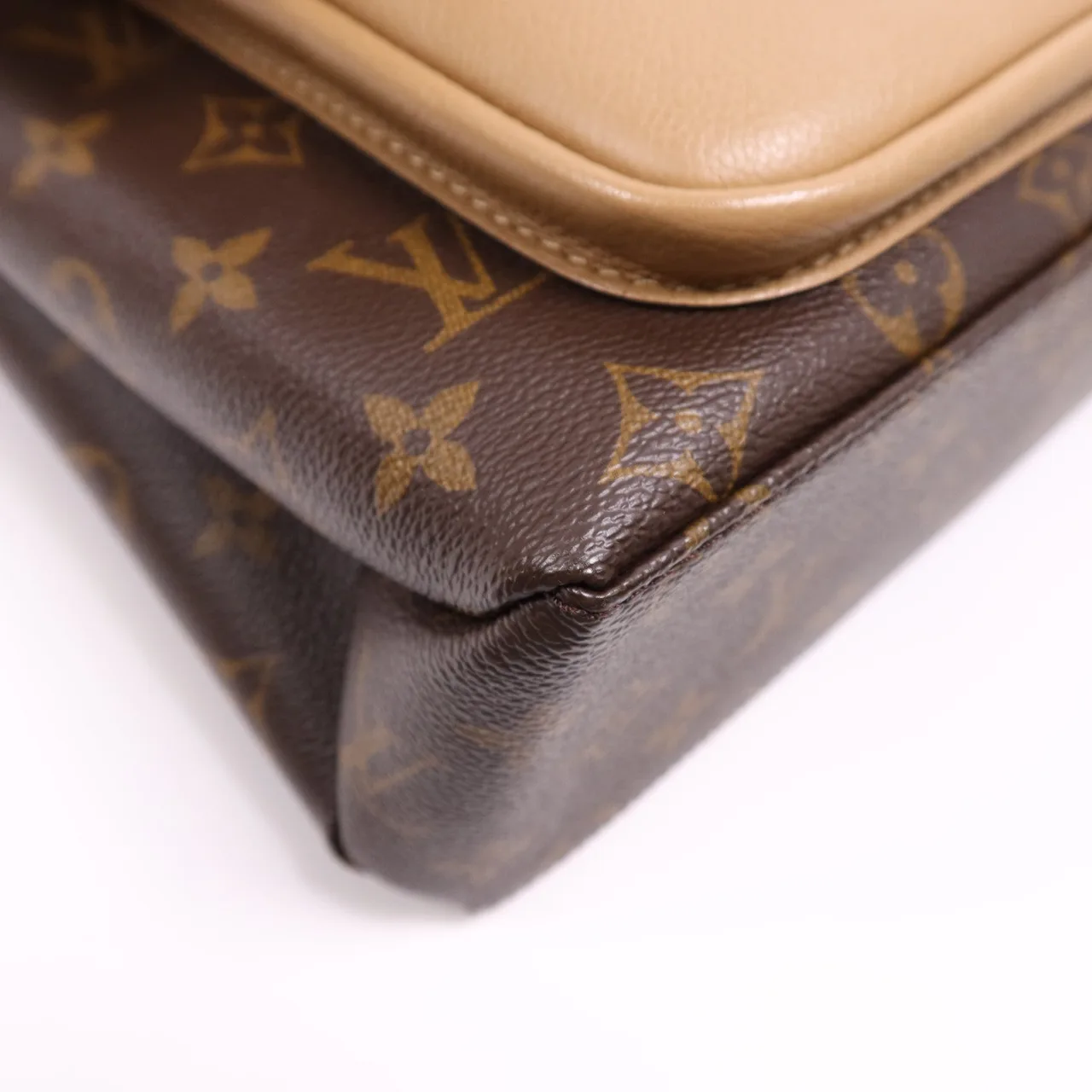LOUIS VUITTON Marignan M44259 兩用包 塗層帆布 棕色 / 黑色 塗層帆布 中古品B - 縮圖 8