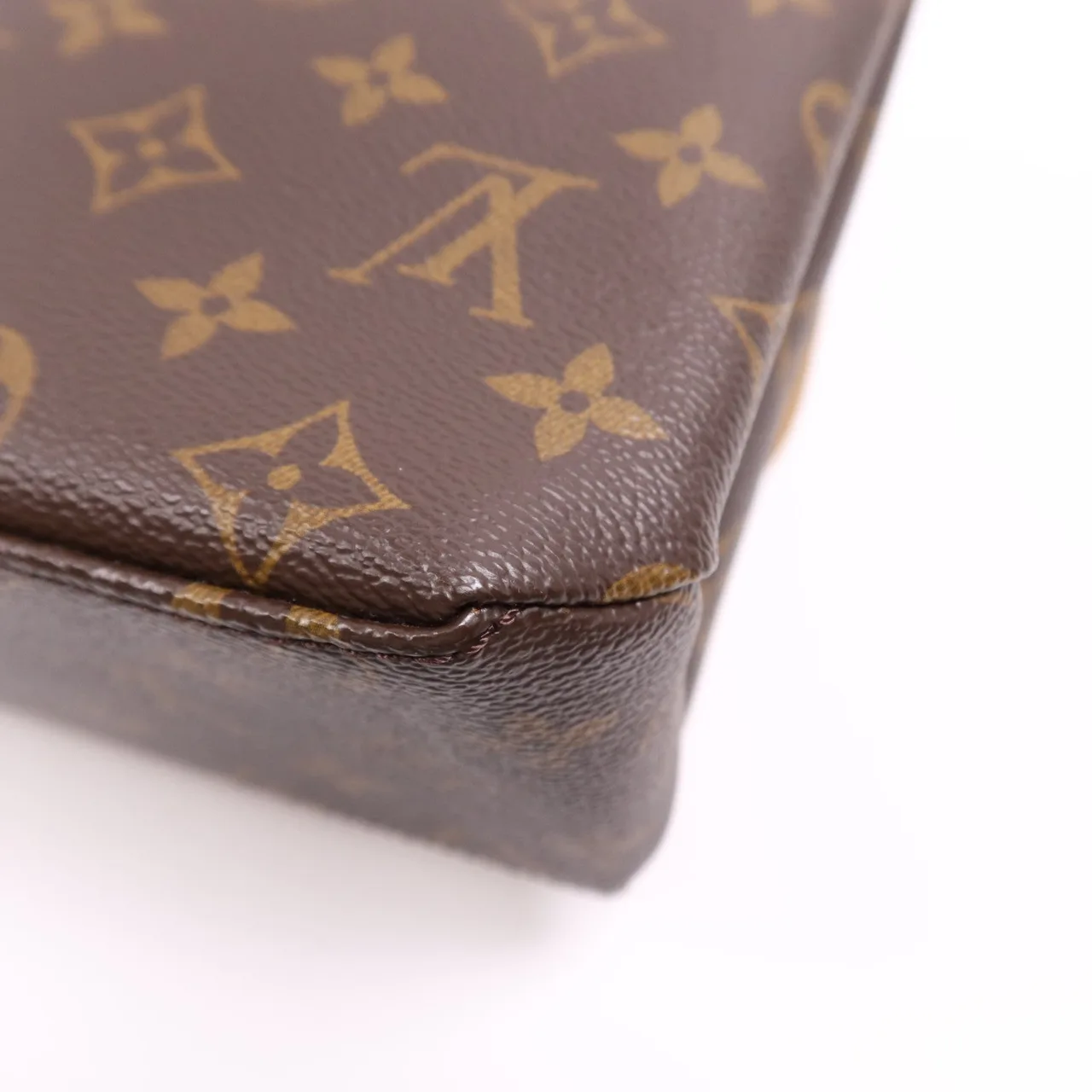 LOUIS VUITTON Marignan M44259 兩用包 塗層帆布 棕色 / 黑色 塗層帆布 中古品B - 縮圖 9