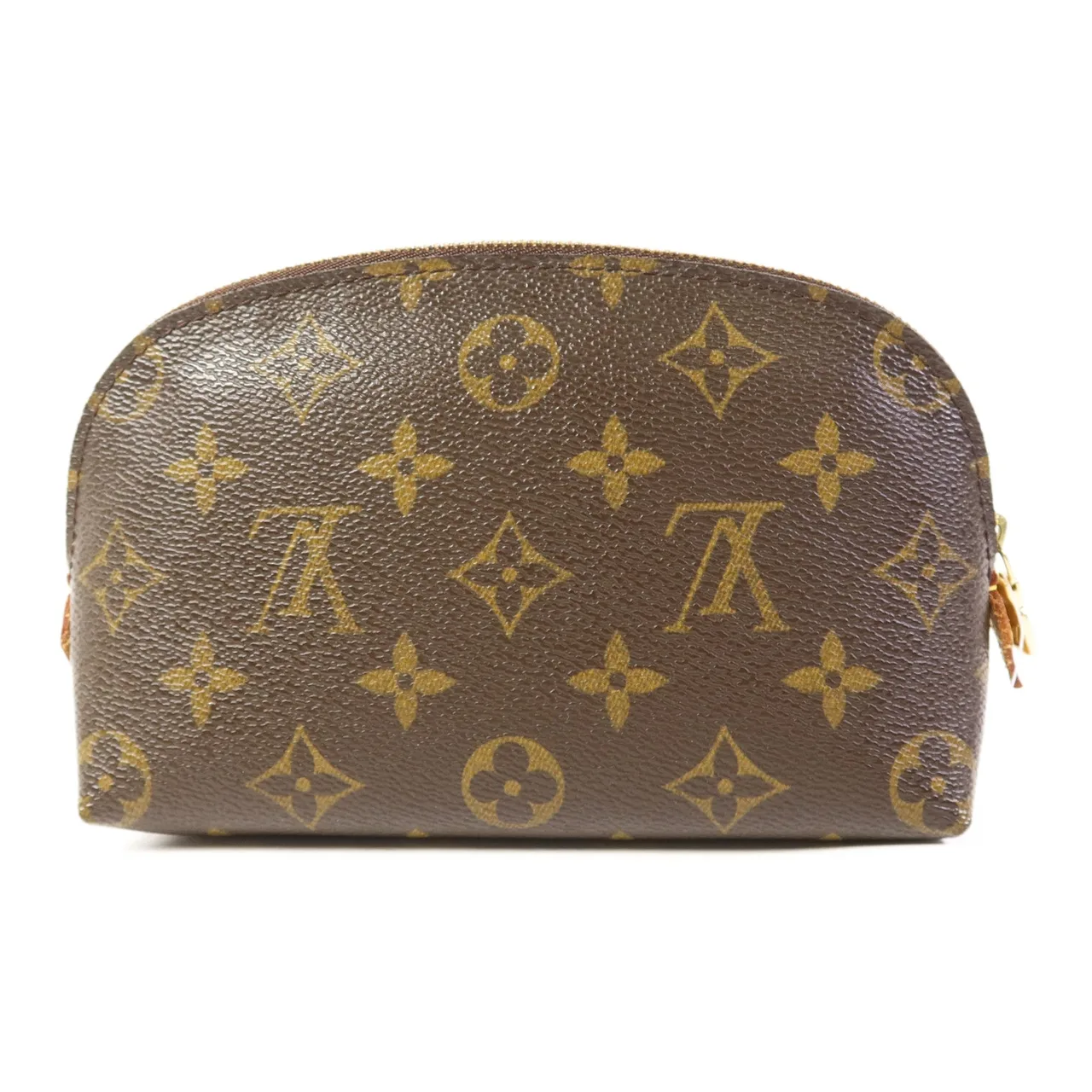 LOUIS VUITTON Cosmetic Pouch M47515 手拿包 塗層帆布 棕色 塗層帆布 中古品A - 縮圖 2
