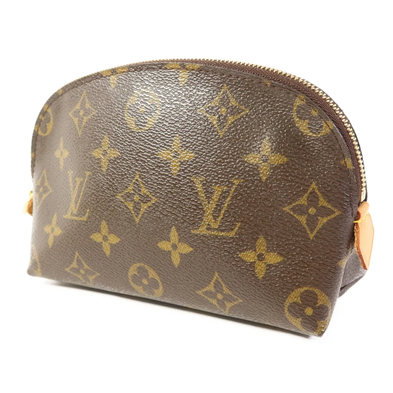 LOUIS VUITTON Cosmetic Pouch M47515 手拿包 塗層帆布 棕色 塗層帆布 中古品A - 縮圖 3