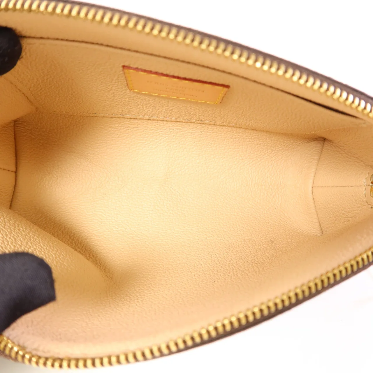 LOUIS VUITTON Cosmetic Pouch M47515 手拿包 塗層帆布 棕色 塗層帆布 中古品A - 縮圖 5