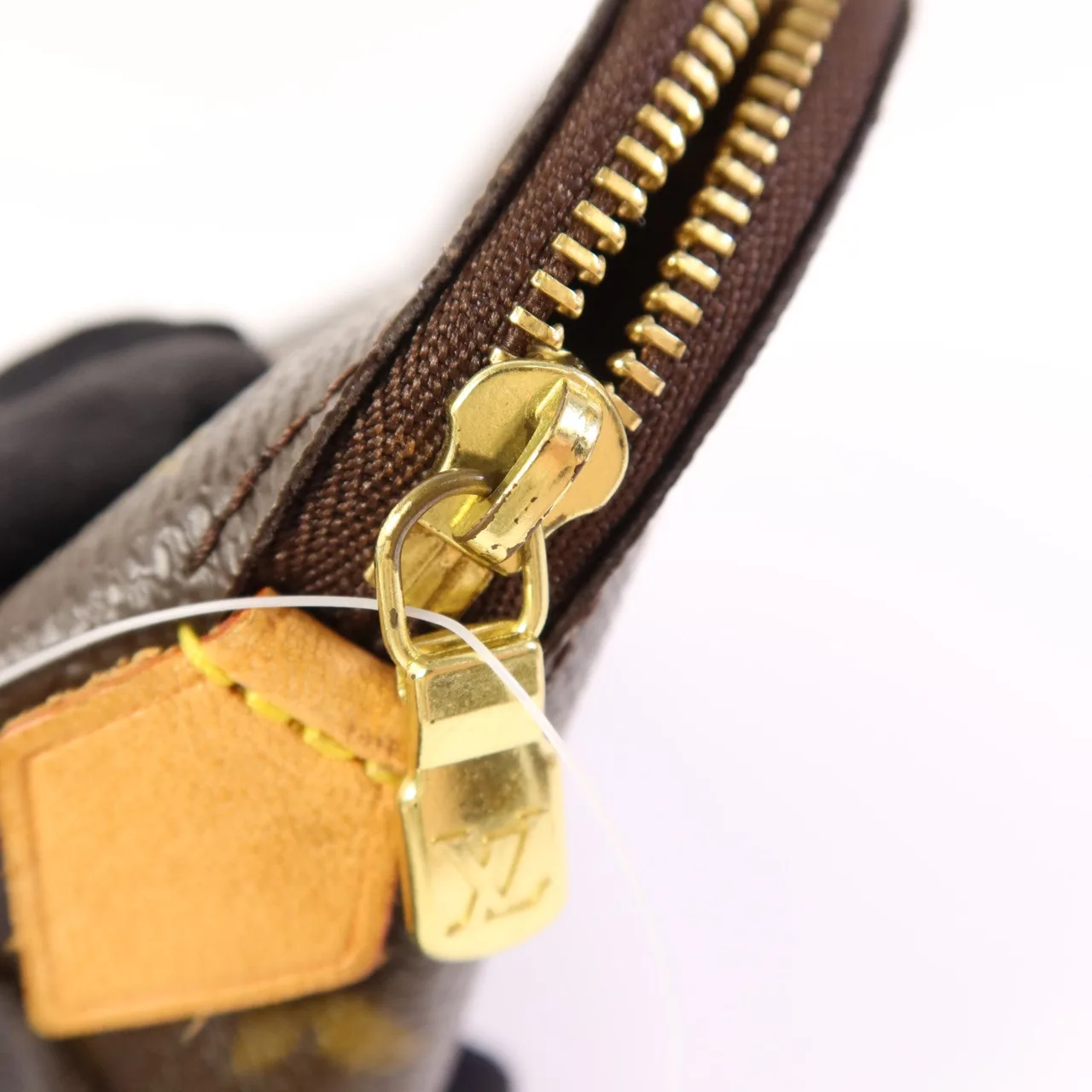 LOUIS VUITTON Cosmetic Pouch M47515 手拿包 塗層帆布 棕色 塗層帆布 中古品A - 縮圖 8