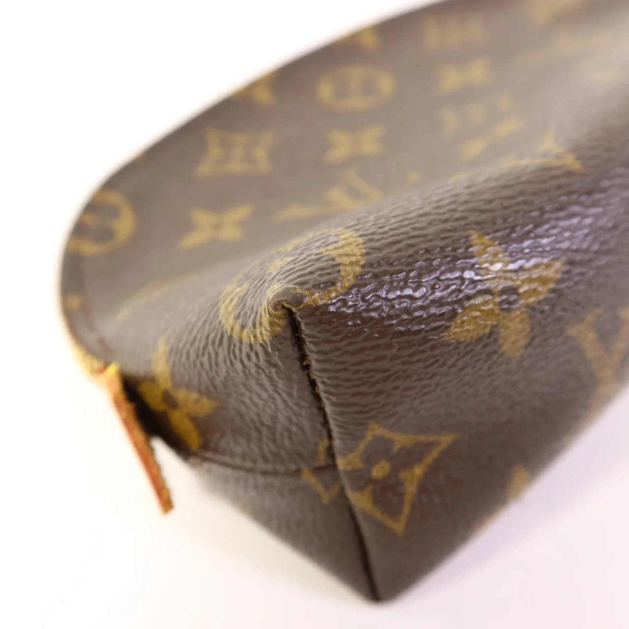 LOUIS VUITTON Cosmetic Pouch M47515 手拿包 塗層帆布 棕色 塗層帆布 中古品A - 縮圖 12
