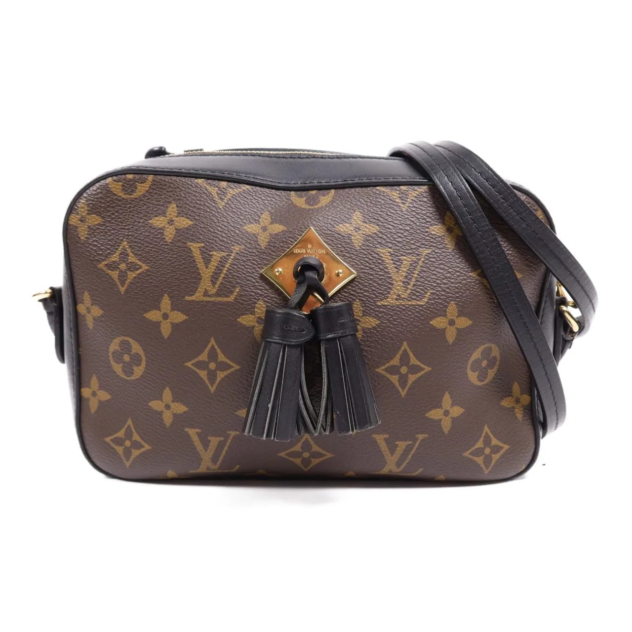 LOUIS VUITTON Saintonge M43555 兩用包 塗層帆布 棕色