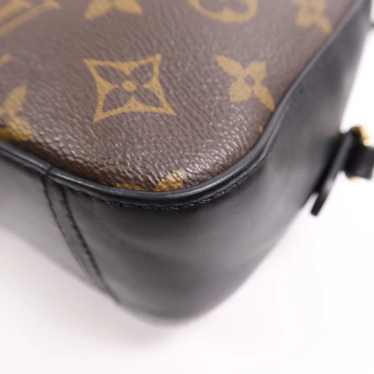 LOUIS VUITTON Saintonge M43555 兩用包 塗層帆布 棕色 塗層帆布 中古品B - 縮圖 11