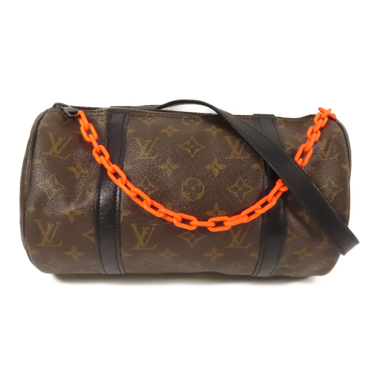 LOUIS VUITTON Papillon M44479 Shoulder Bag Coated Canvas 棕色