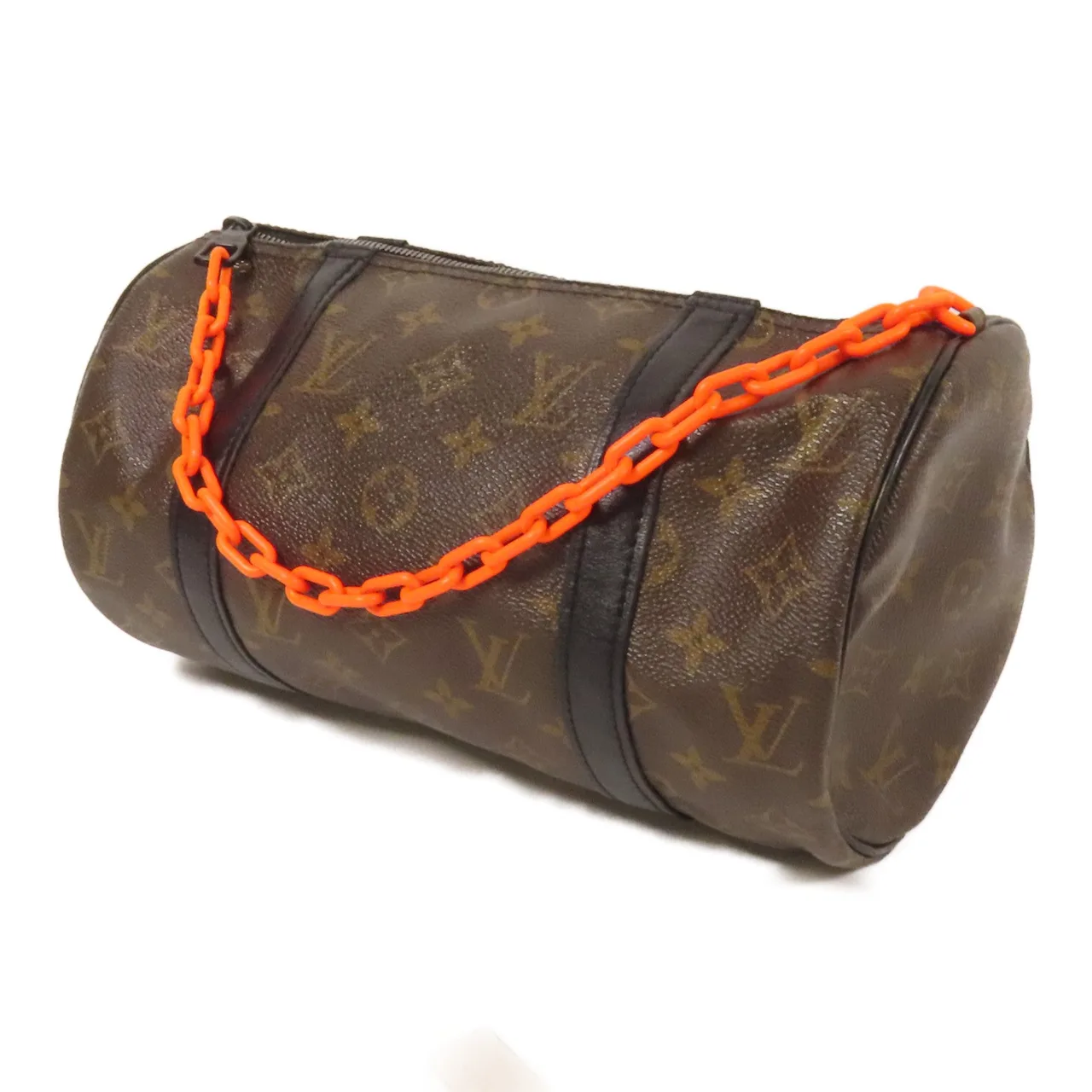 LOUIS VUITTON Papillon M44479 肩背包 塗層帆布 棕色 塗層帆布 中古品B - 縮圖 3