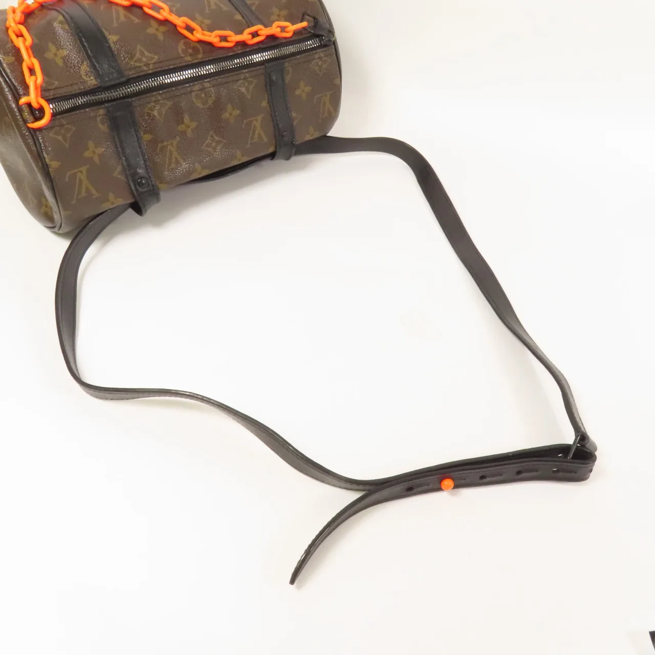 LOUIS VUITTON Papillon M44479 肩背包 塗層帆布 棕色 塗層帆布 中古品B - 縮圖 6