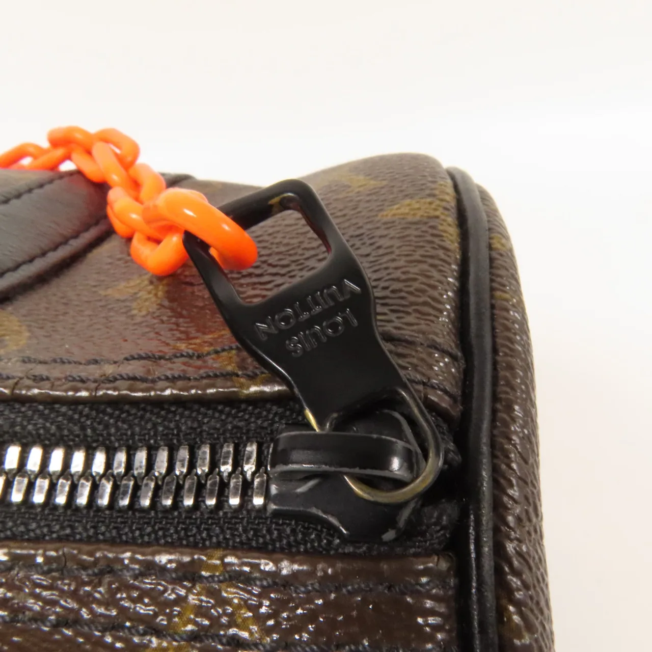 LOUIS VUITTON Papillon M44479 肩背包 塗層帆布 棕色 塗層帆布 中古品B - 縮圖 7