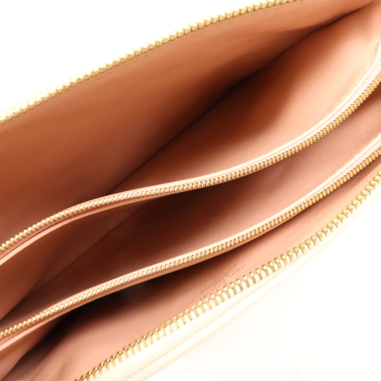 LOUIS VUITTON Coussin M22398 兩用包 羊皮 米色 / 粉色 / Cream 羊皮 中古品A - 縮圖 10