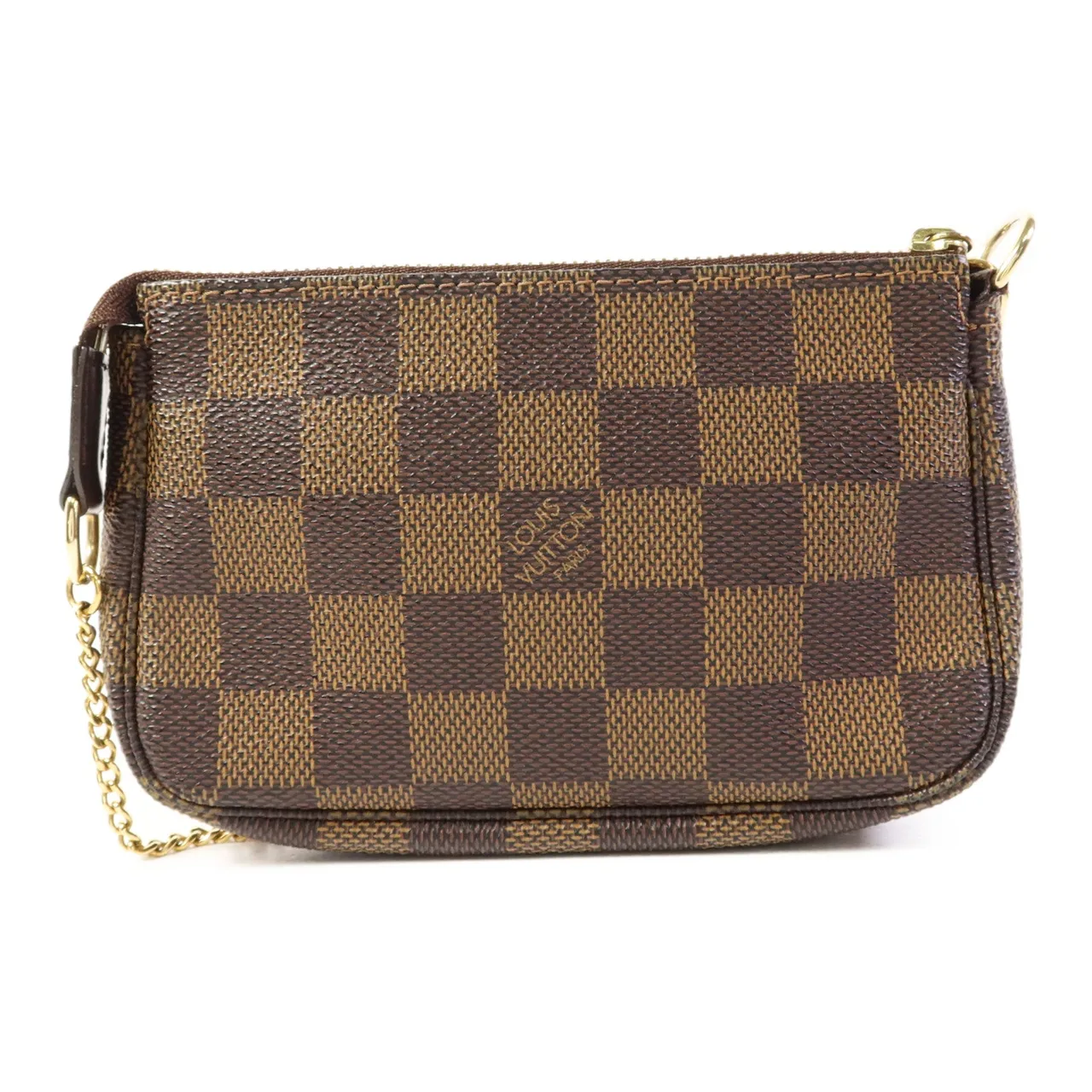 LOUIS VUITTON Pochette Accessoires M58009 化妝箱包 塗層帆布 棕色 塗層帆布 中古品A - 縮圖 2