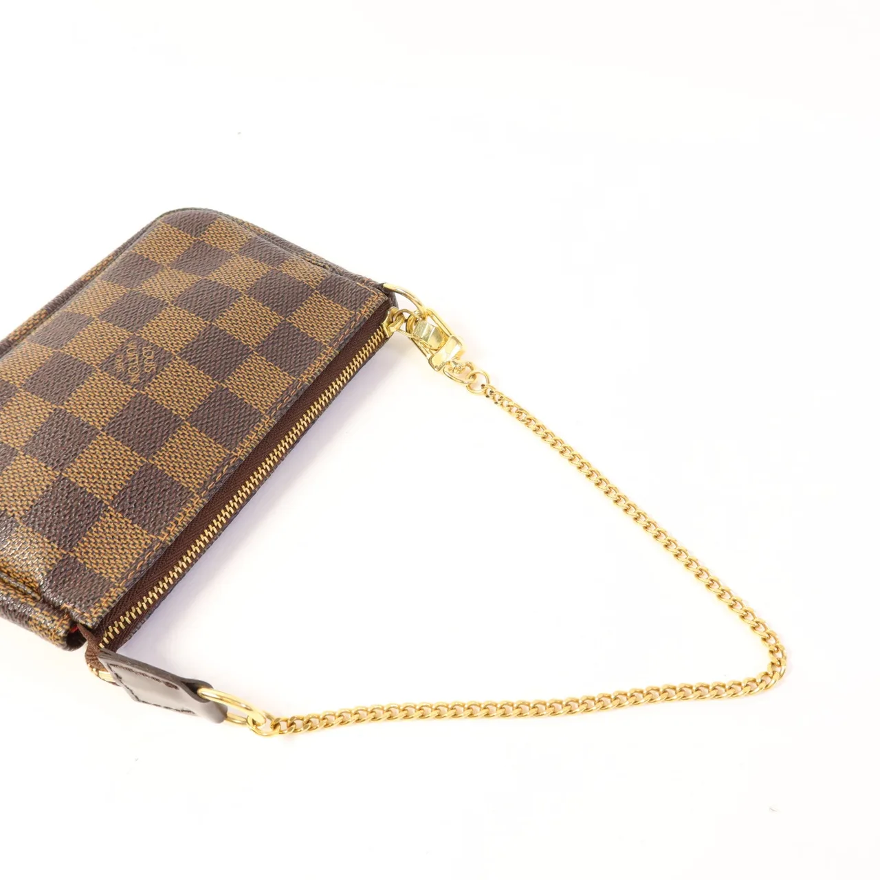 LOUIS VUITTON Pochette Accessoires M58009 化妝箱包 塗層帆布 棕色 塗層帆布 中古品A - 縮圖 5