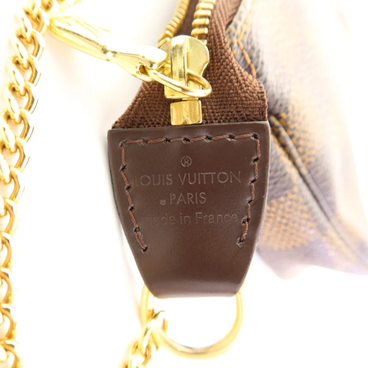 LOUIS VUITTON Pochette Accessoires M58009 化妝箱包 塗層帆布 棕色 塗層帆布 中古品A - 縮圖 7