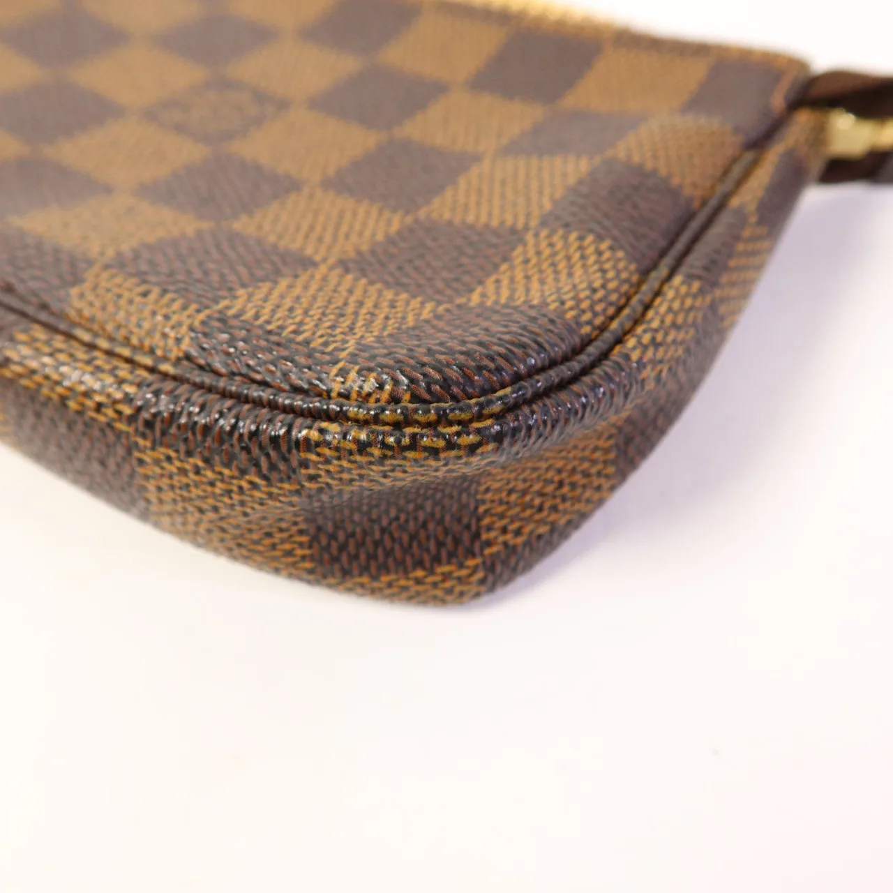 LOUIS VUITTON Pochette Accessoires M58009 化妝箱包 塗層帆布 棕色 塗層帆布 中古品A - 縮圖 12