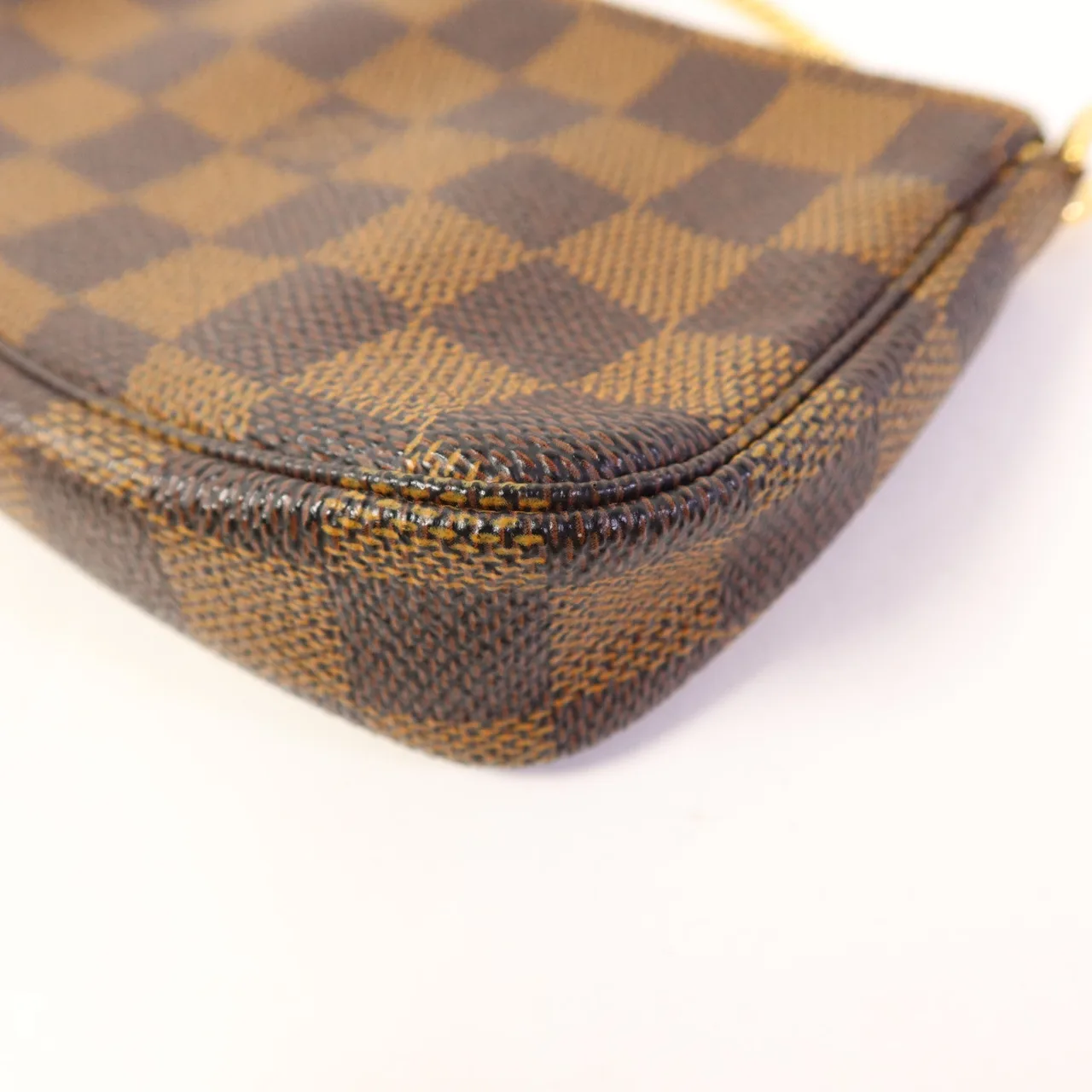 LOUIS VUITTON Pochette Accessoires M58009 化妝箱包 塗層帆布 棕色 塗層帆布 中古品A - 縮圖 13