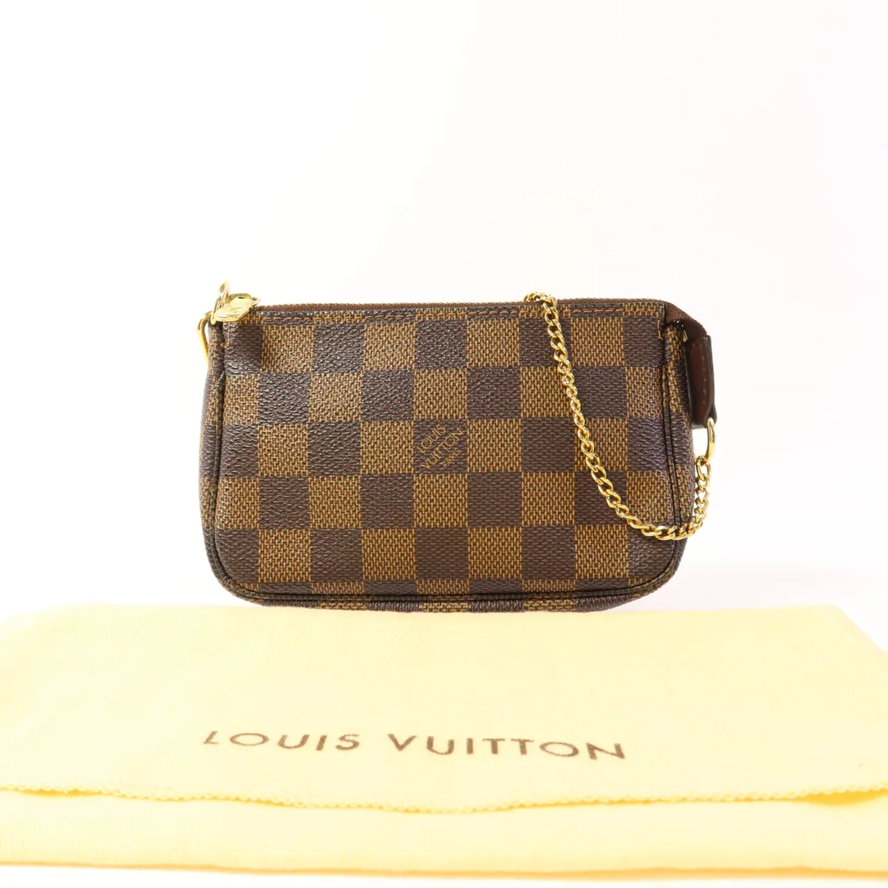 LOUIS VUITTON Pochette Accessoires M58009 化妝箱包 塗層帆布 棕色 塗層帆布 中古品A - 縮圖 15