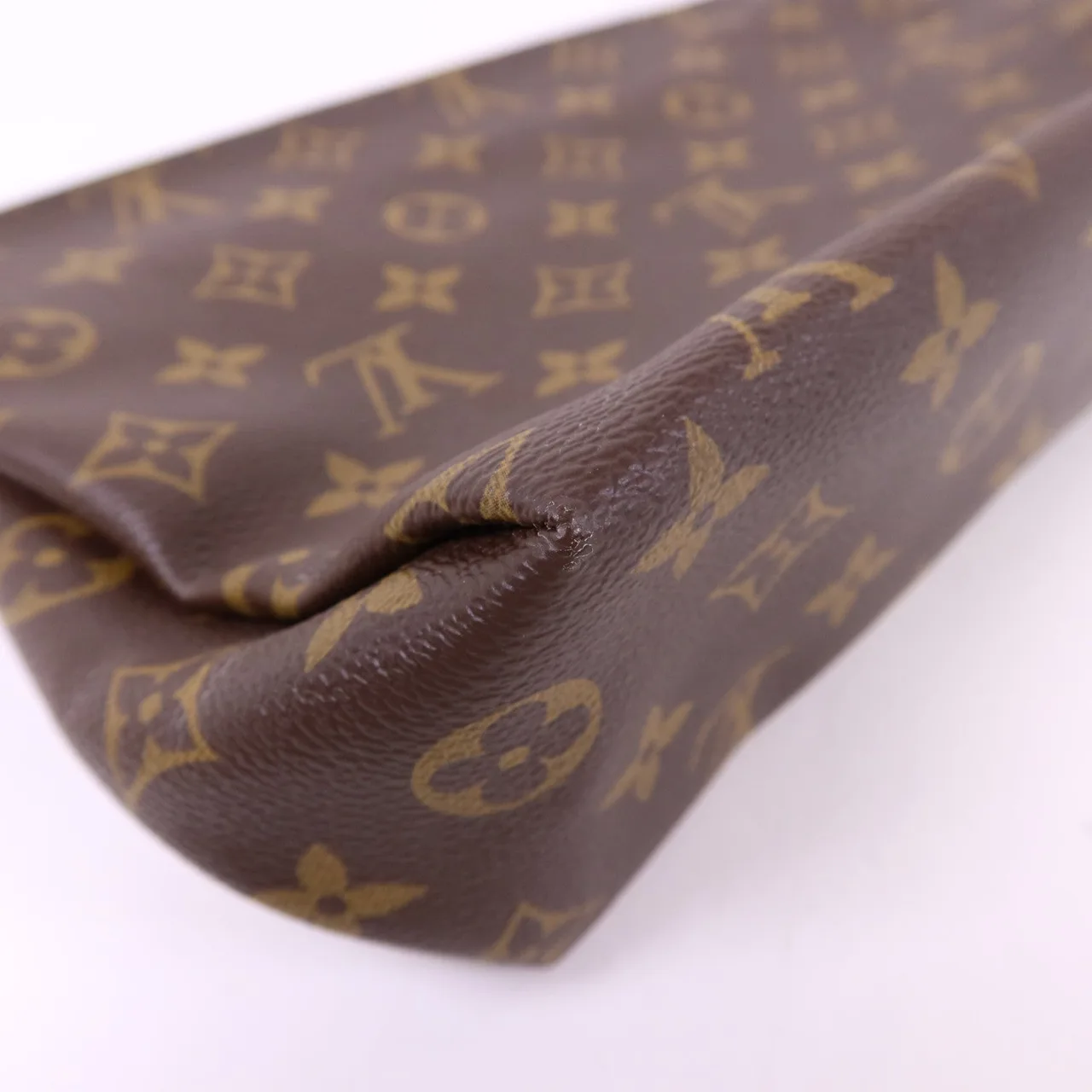 LOUIS VUITTON Pallas M64124 手拿包 塗層帆布 棕色 塗層帆布 中古品A - 縮圖 12