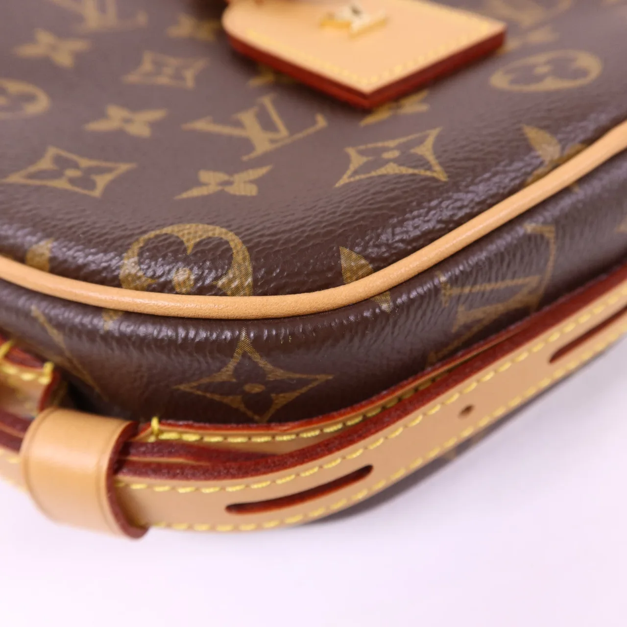 LOUIS VUITTON Boite Chapeau Souple M52294 肩背包 塗層帆布 棕色 塗層帆布 中古品A - 縮圖 12
