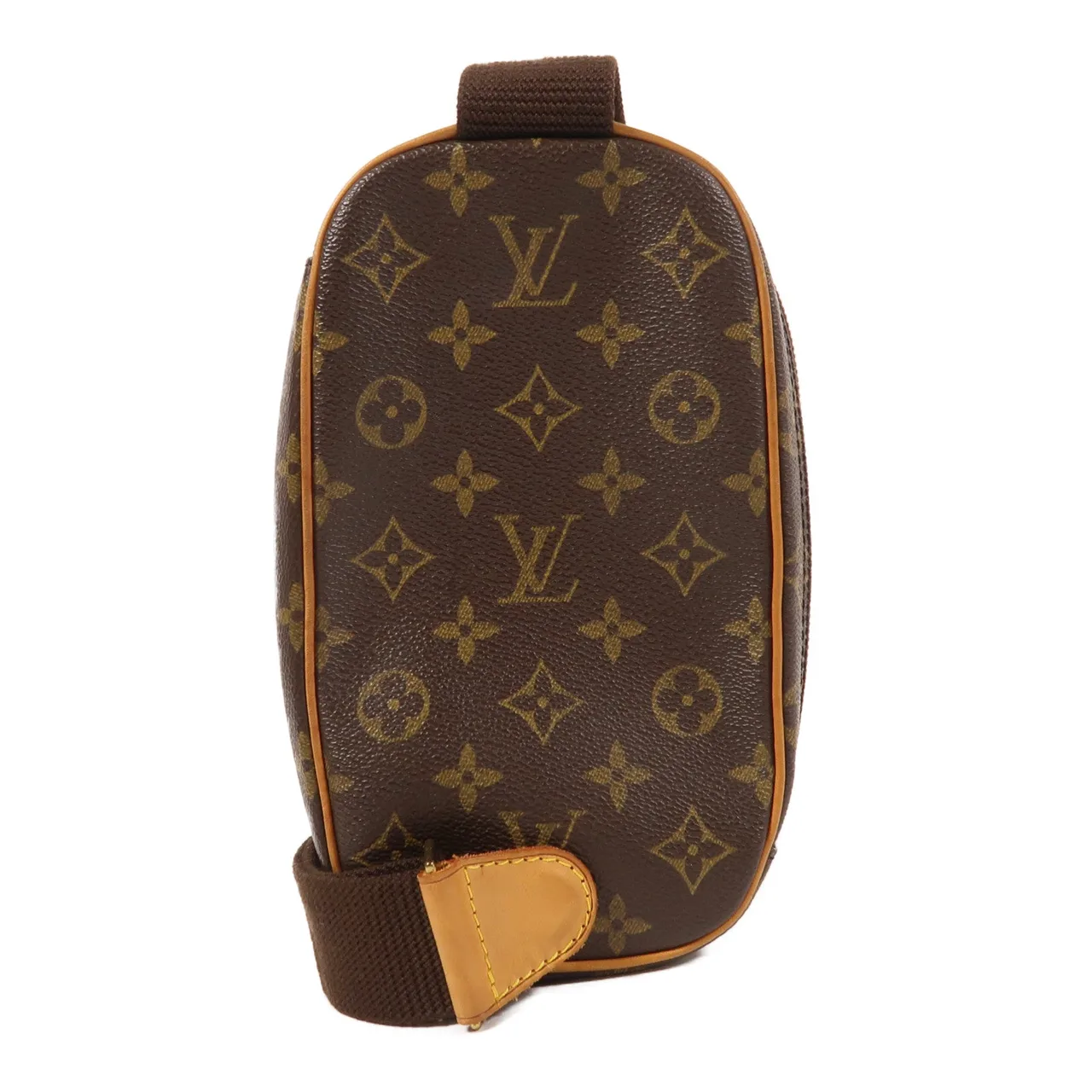 LOUIS VUITTON Pochette Gange M51870 腰包 塗層帆布 棕色 塗層帆布 中古品A - 縮圖 2