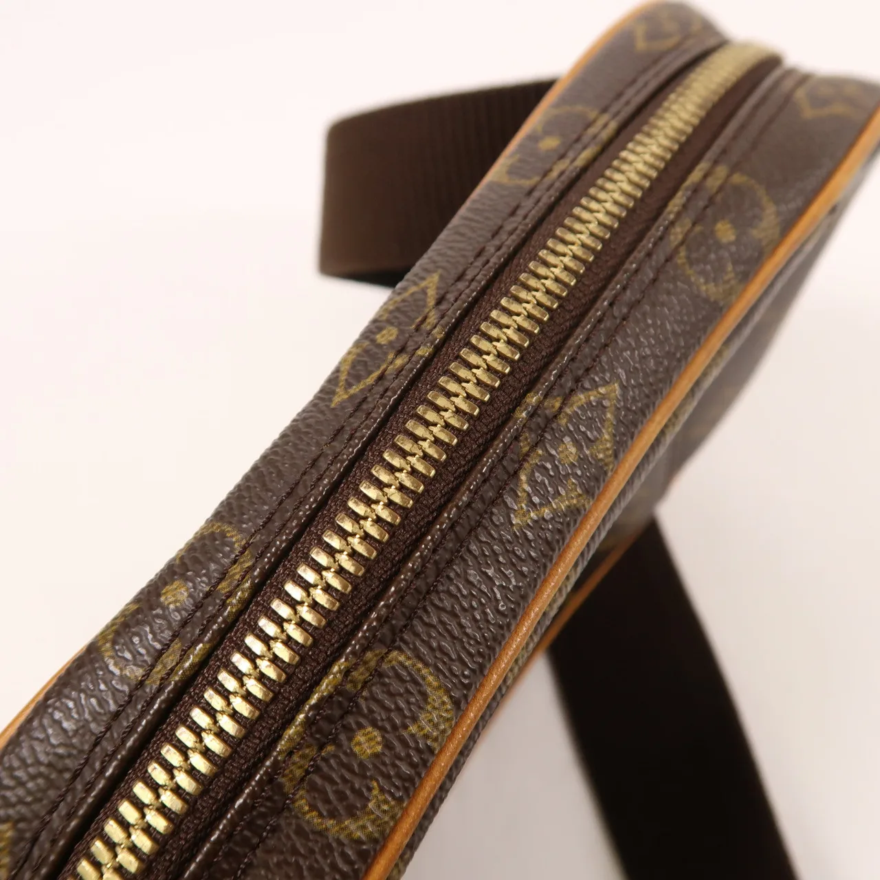 LOUIS VUITTON Pochette Gange M51870 腰包 塗層帆布 棕色 塗層帆布 中古品A - 縮圖 15