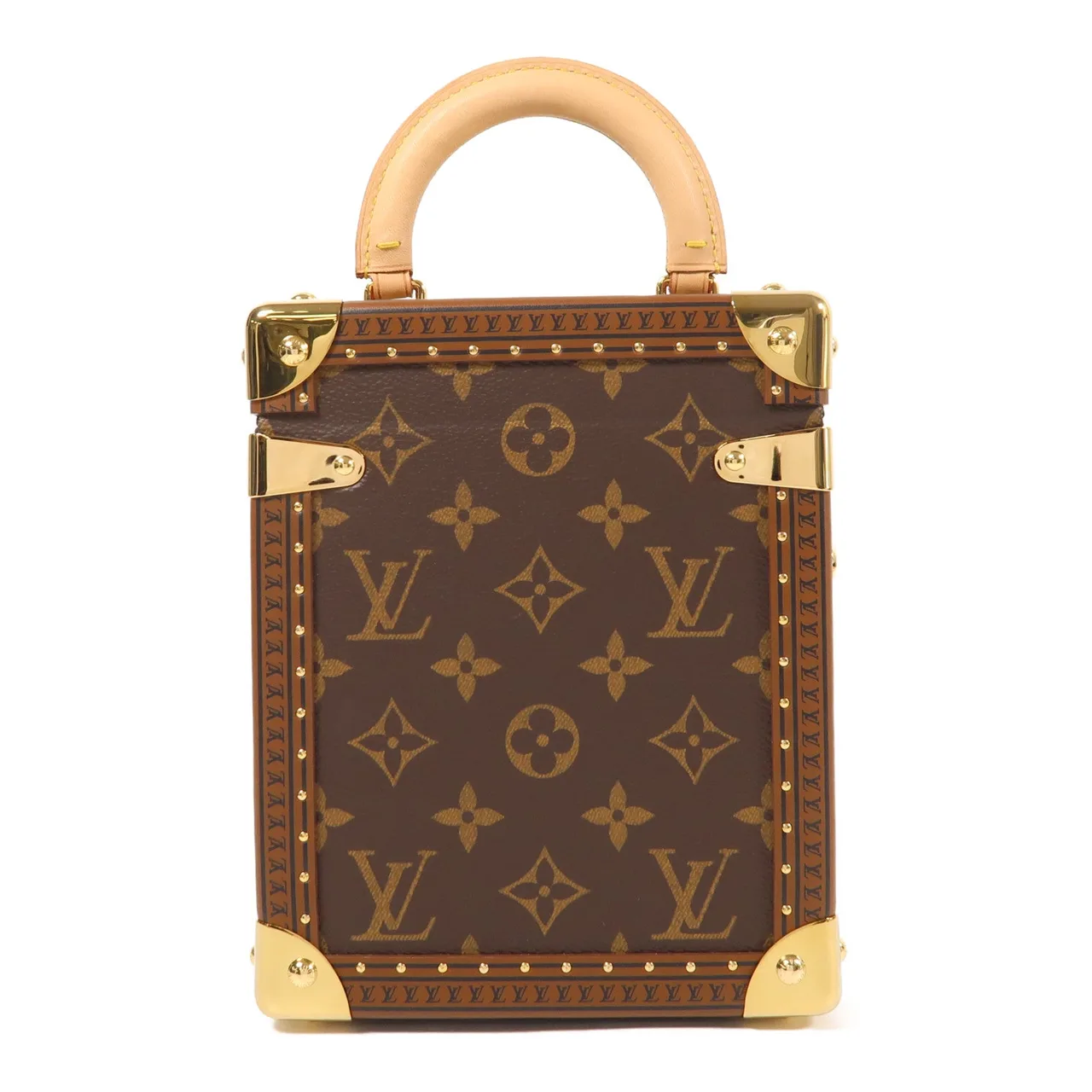 LOUIS VUITTON Camera Box M10079 兩用包 塗層帆布 棕色 塗層帆布 中古品A - 縮圖 2