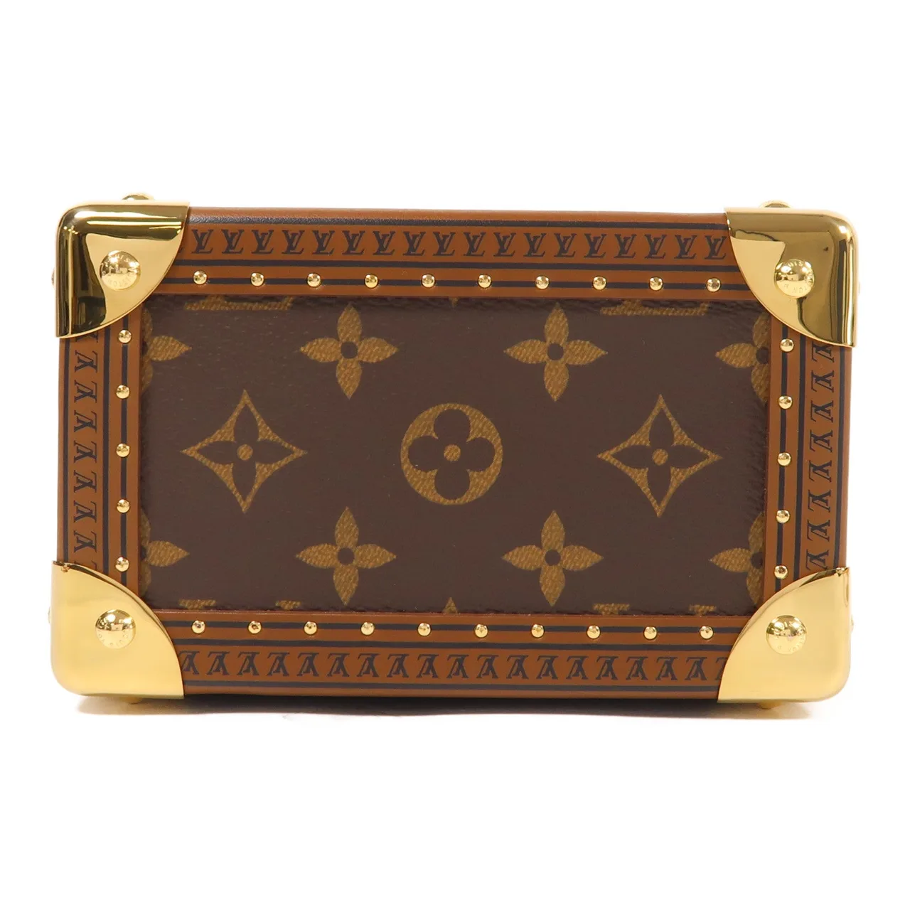 LOUIS VUITTON Camera Box M10079 兩用包 塗層帆布 棕色 塗層帆布 中古品A - 縮圖 4