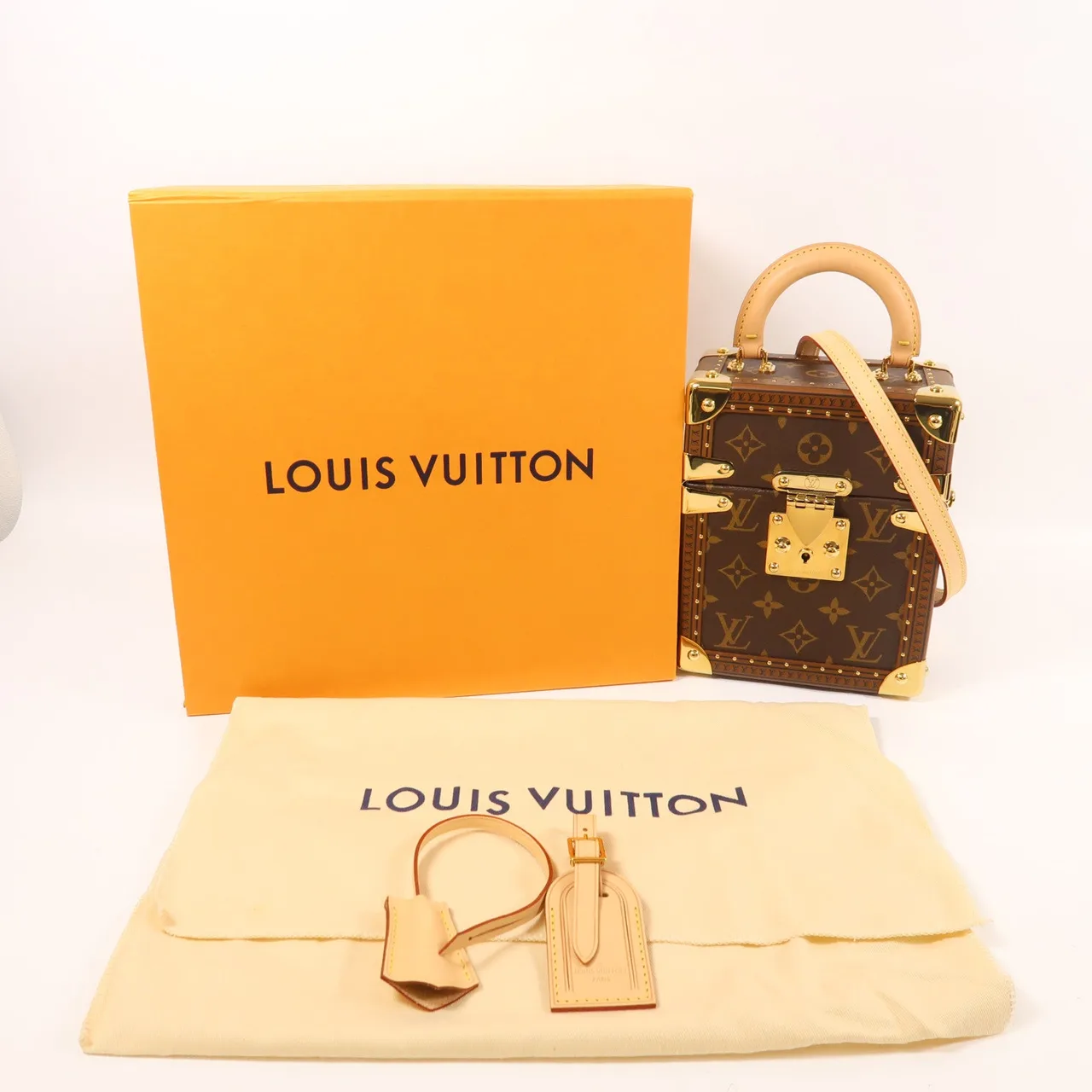 LOUIS VUITTON Camera Box M10079 兩用包 塗層帆布 棕色 塗層帆布 中古品A - 縮圖 8