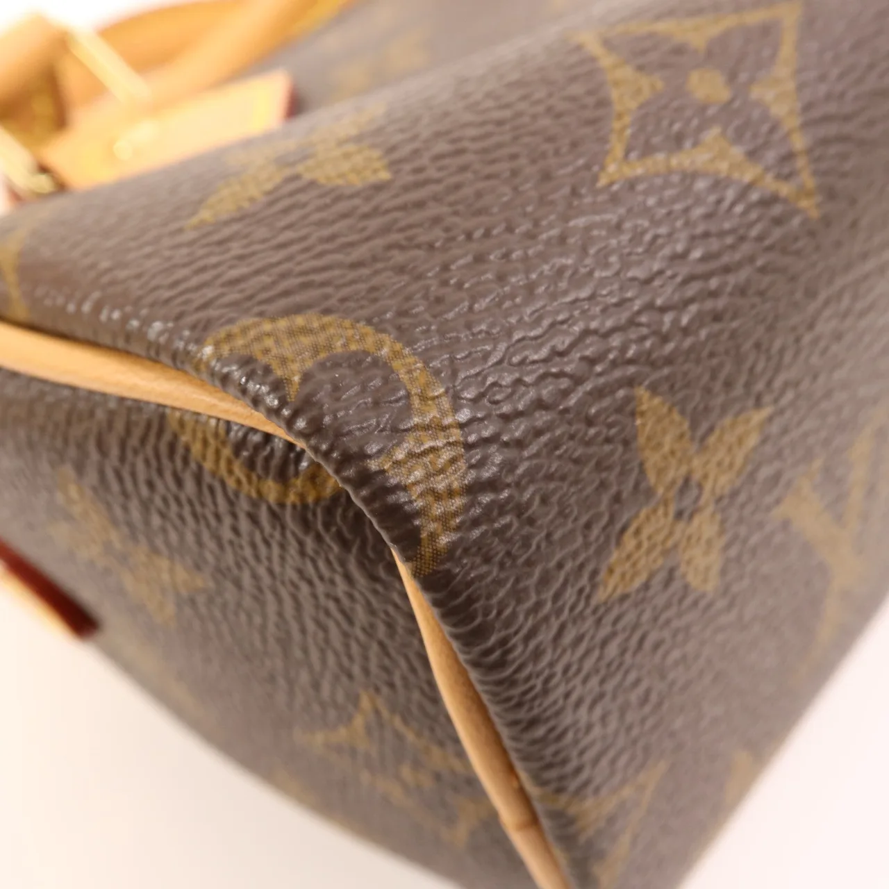 LOUIS VUITTON NanoSpeedy M81085 2-Way Bag Coated Canvas 棕色 Coated Canvas Rank A - Thumbnail 10